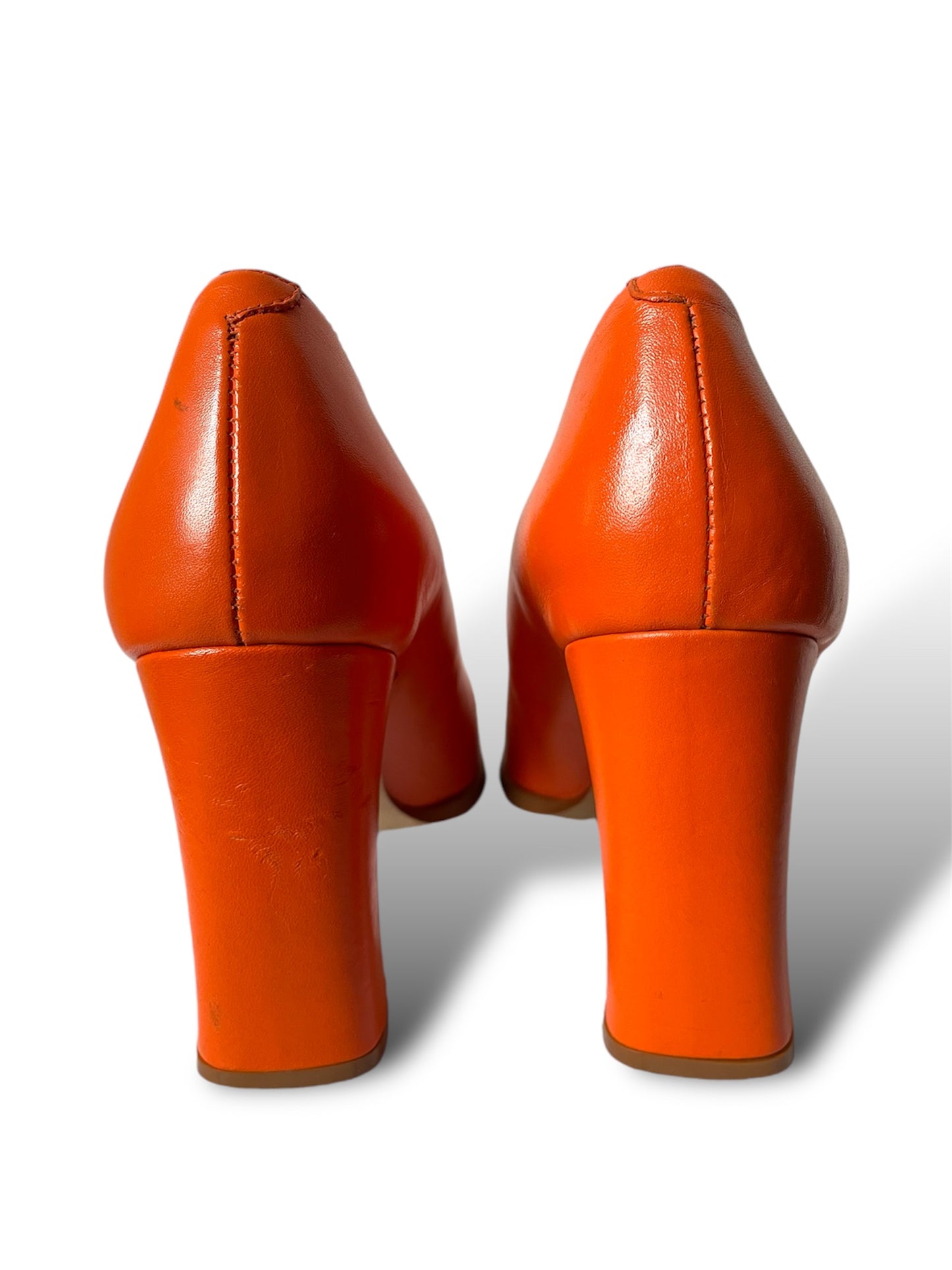 Escarpins orange 36.5