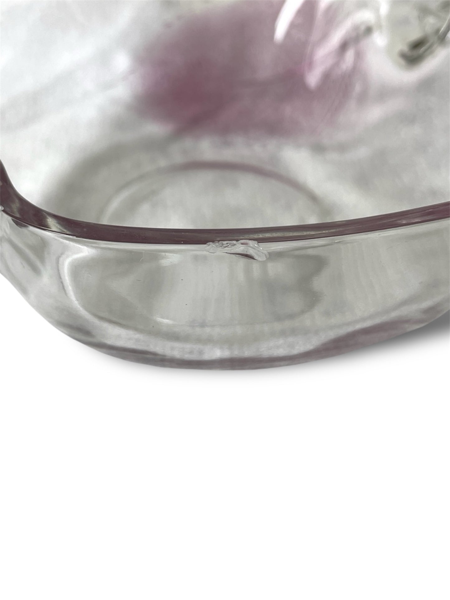 6 coupelles pomme en verre coloré
