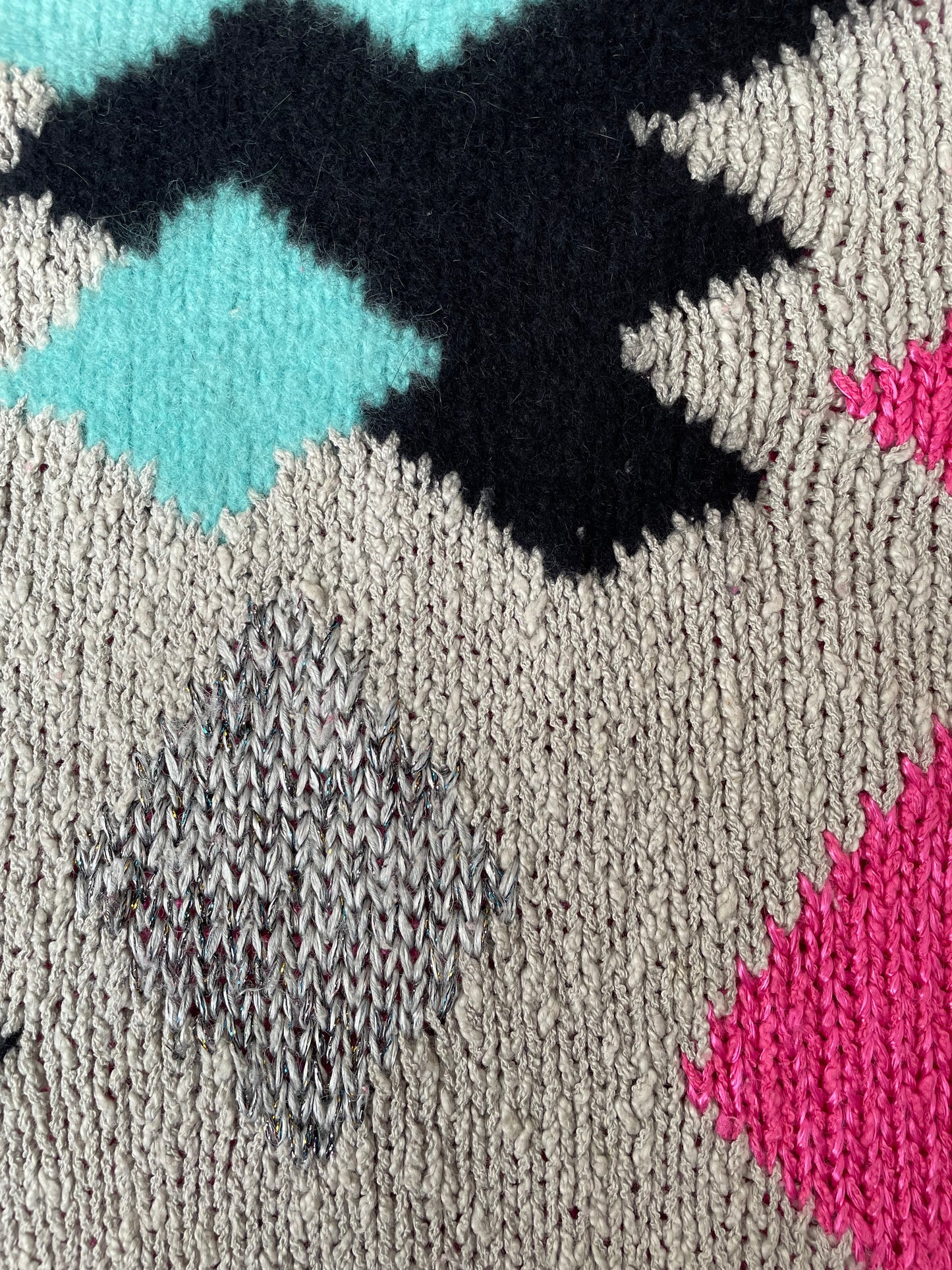 Tricot rose vif 42