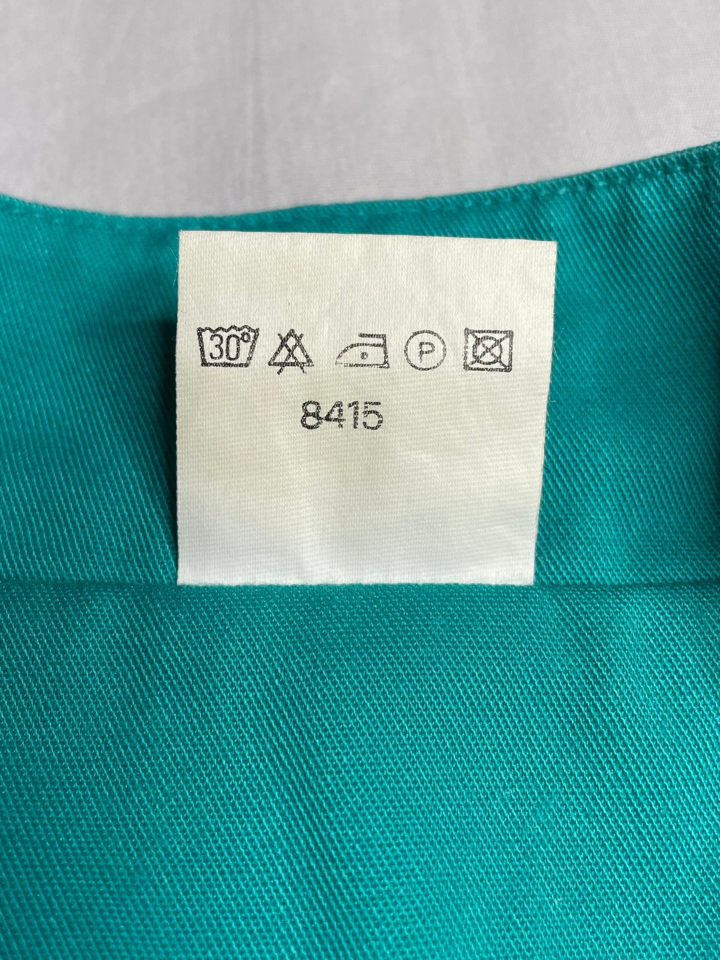 Robe à épaulettes turquoise 40