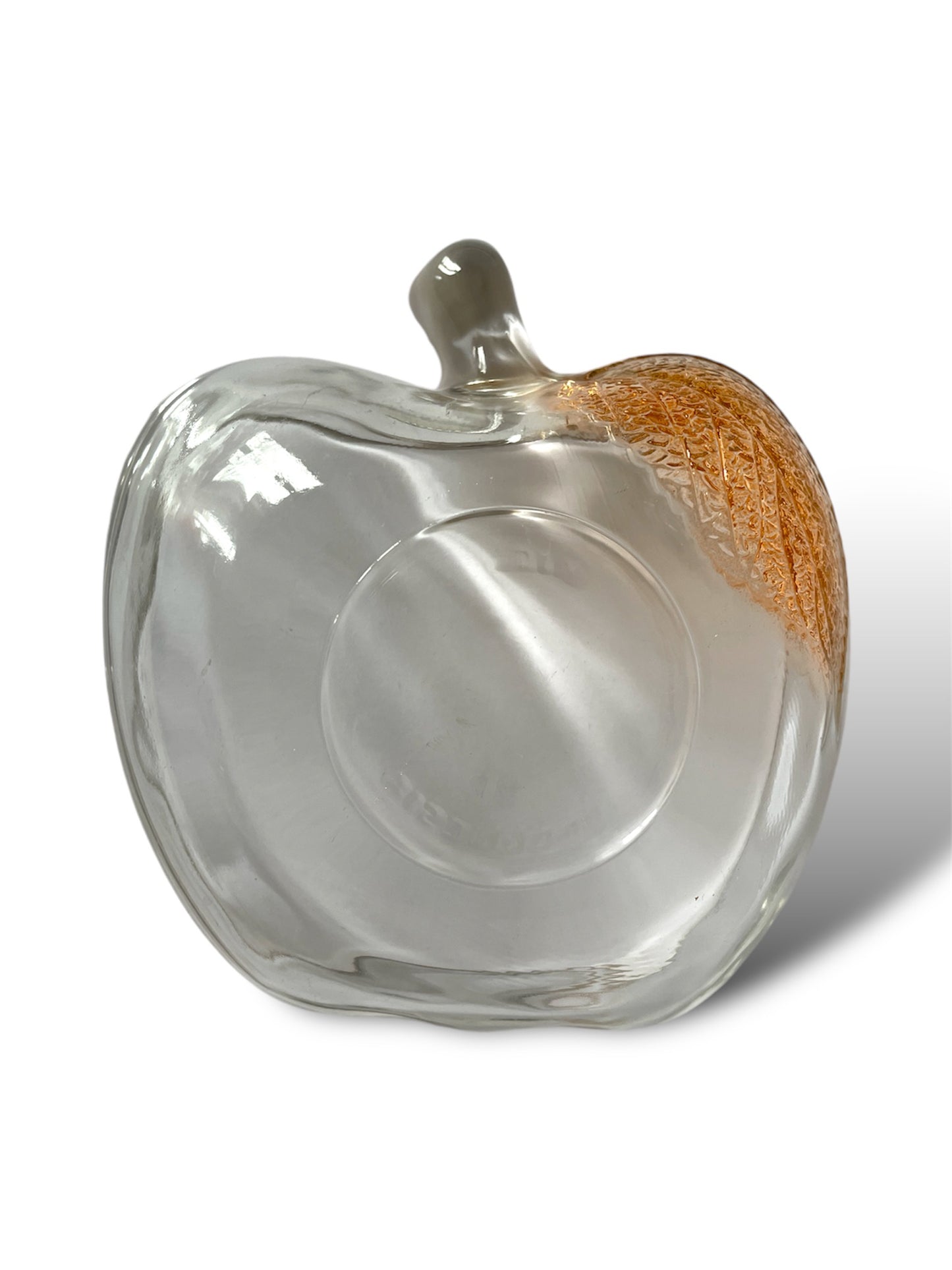 6 coupelles pomme en verre coloré