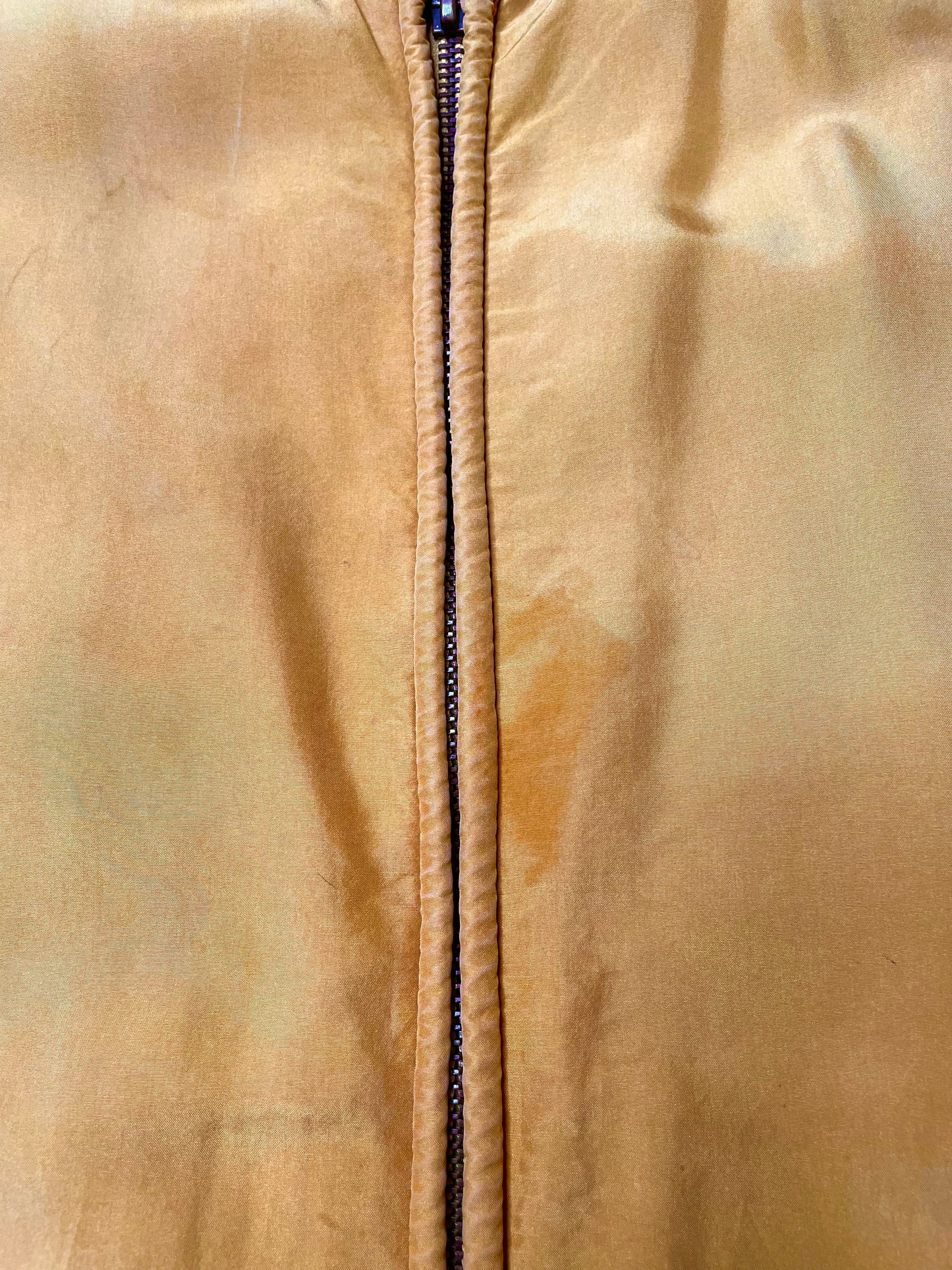 Blouson en soie moutarde 36