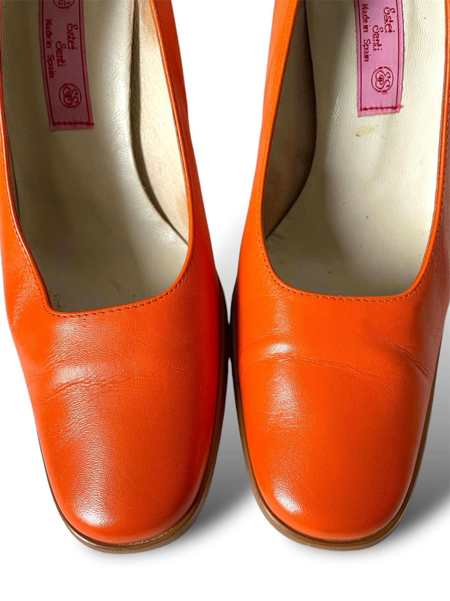 Escarpins orange 36.5