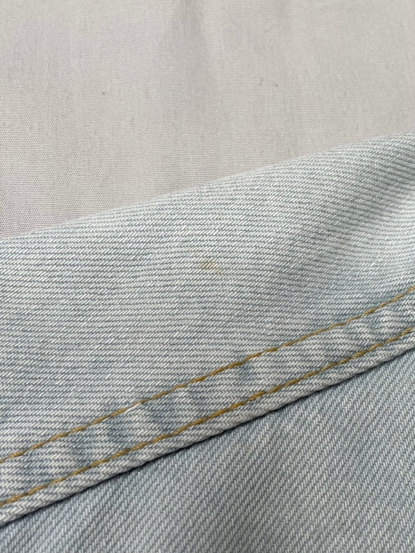 Veste-blazer en jean bleu clair 44