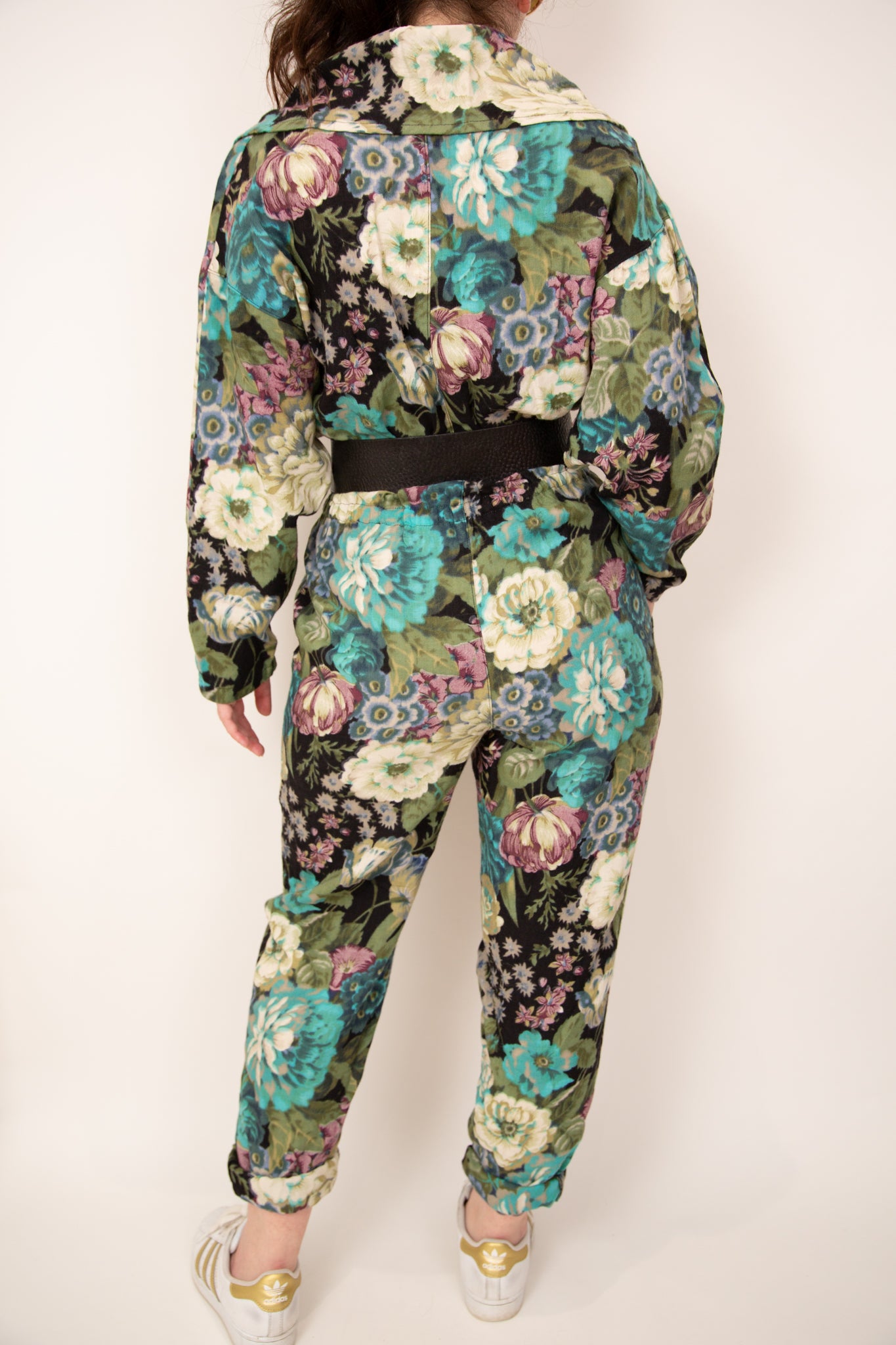 Combinaison florale en laine 38