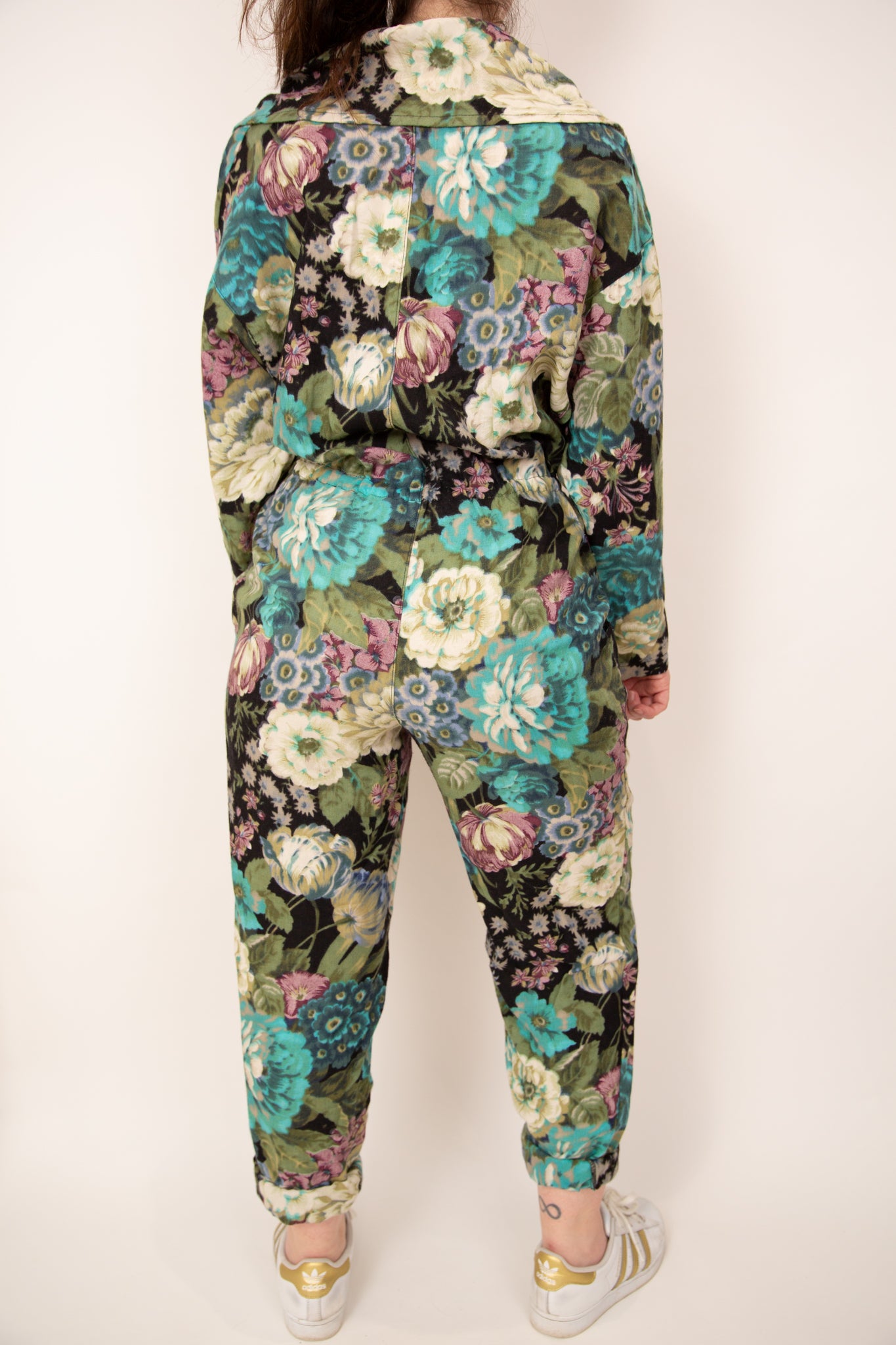 Combinaison florale en laine 38