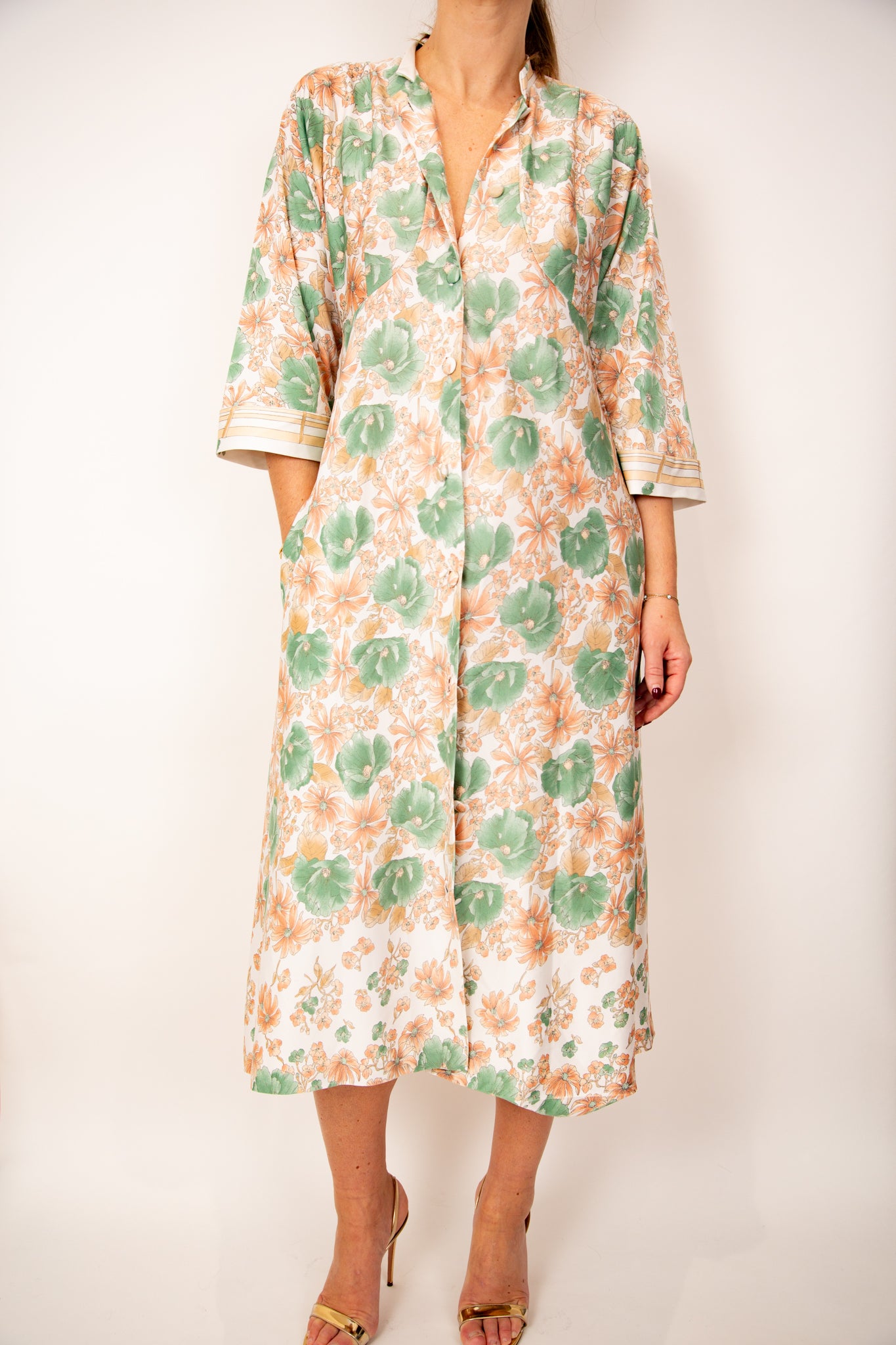 Robe de chambre florale 40