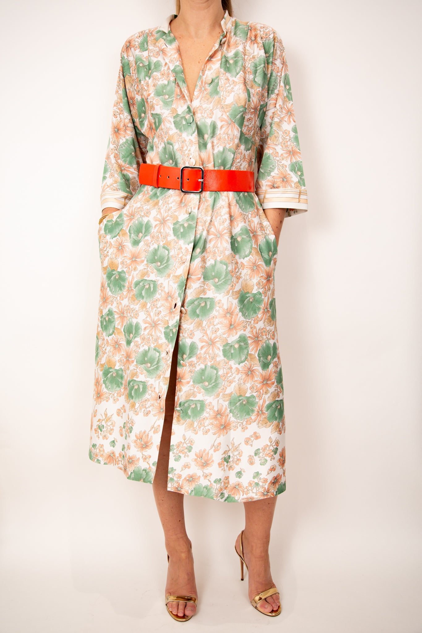Robe de chambre florale 40
