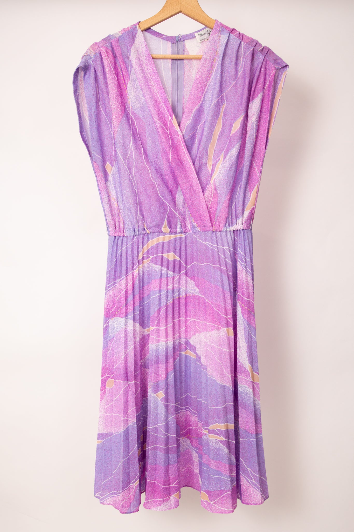 Robe plissée couleur pastel 40