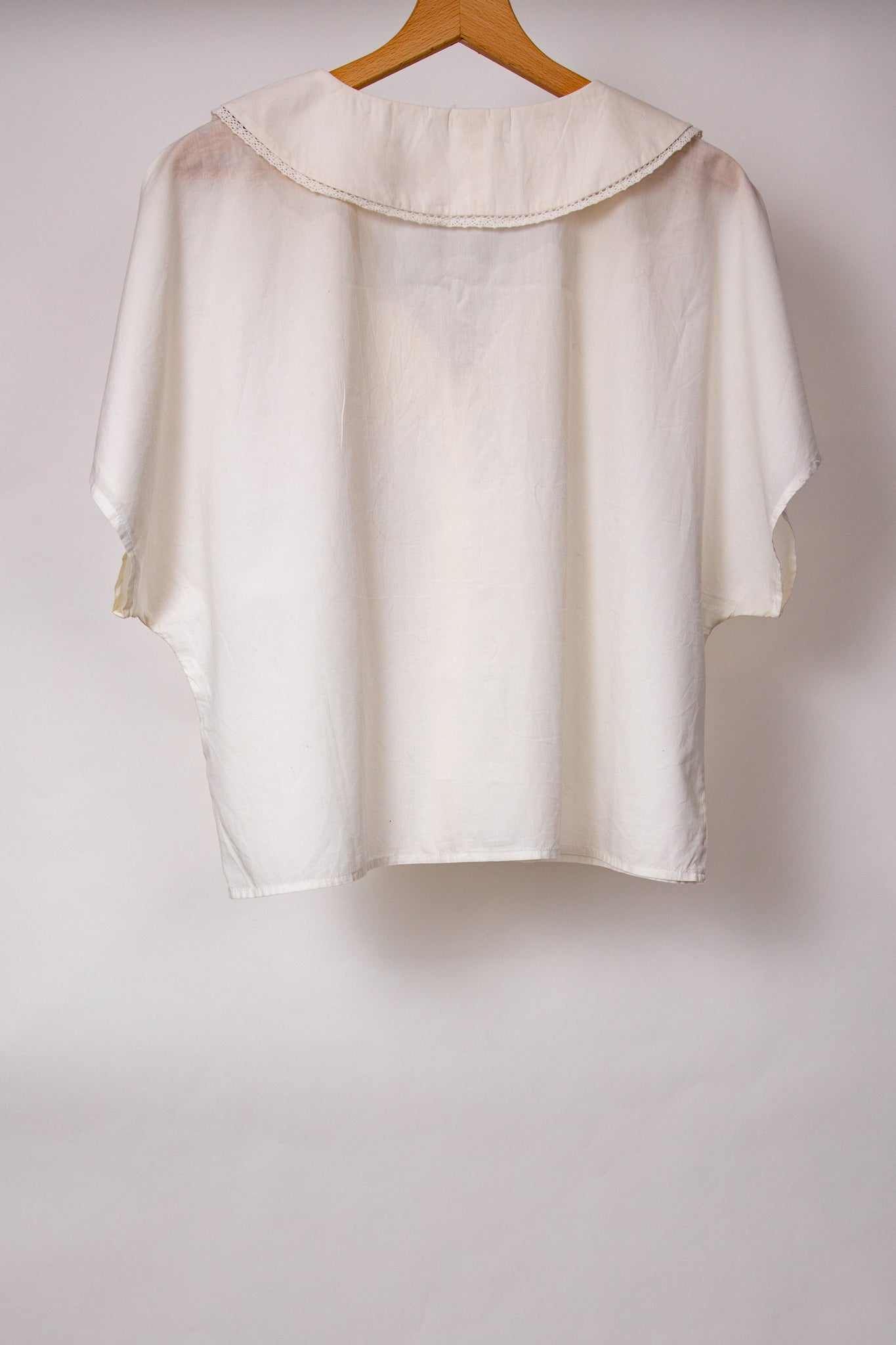 Chemisier blanc à dentelle 42