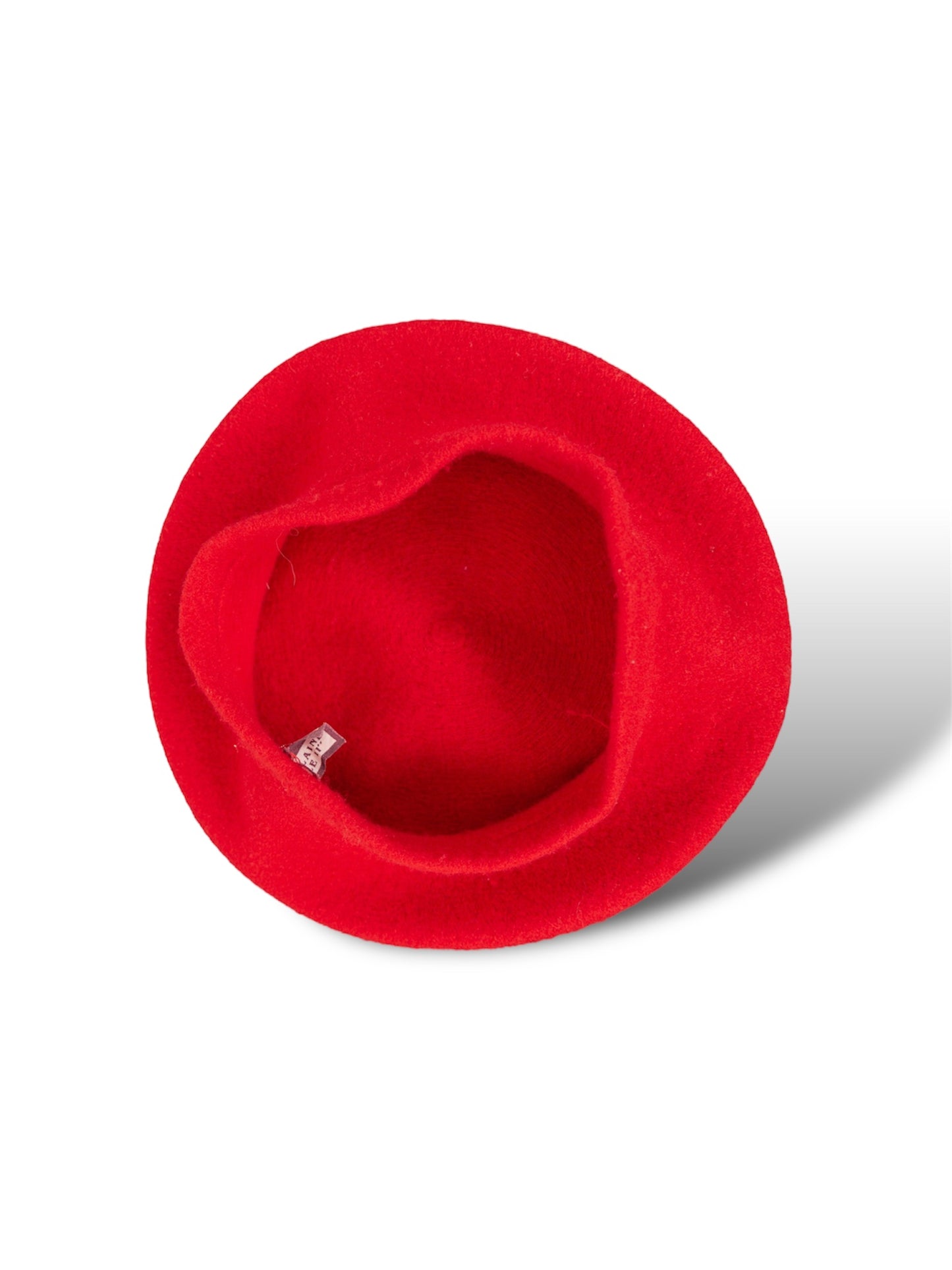 Béret en laine rouge