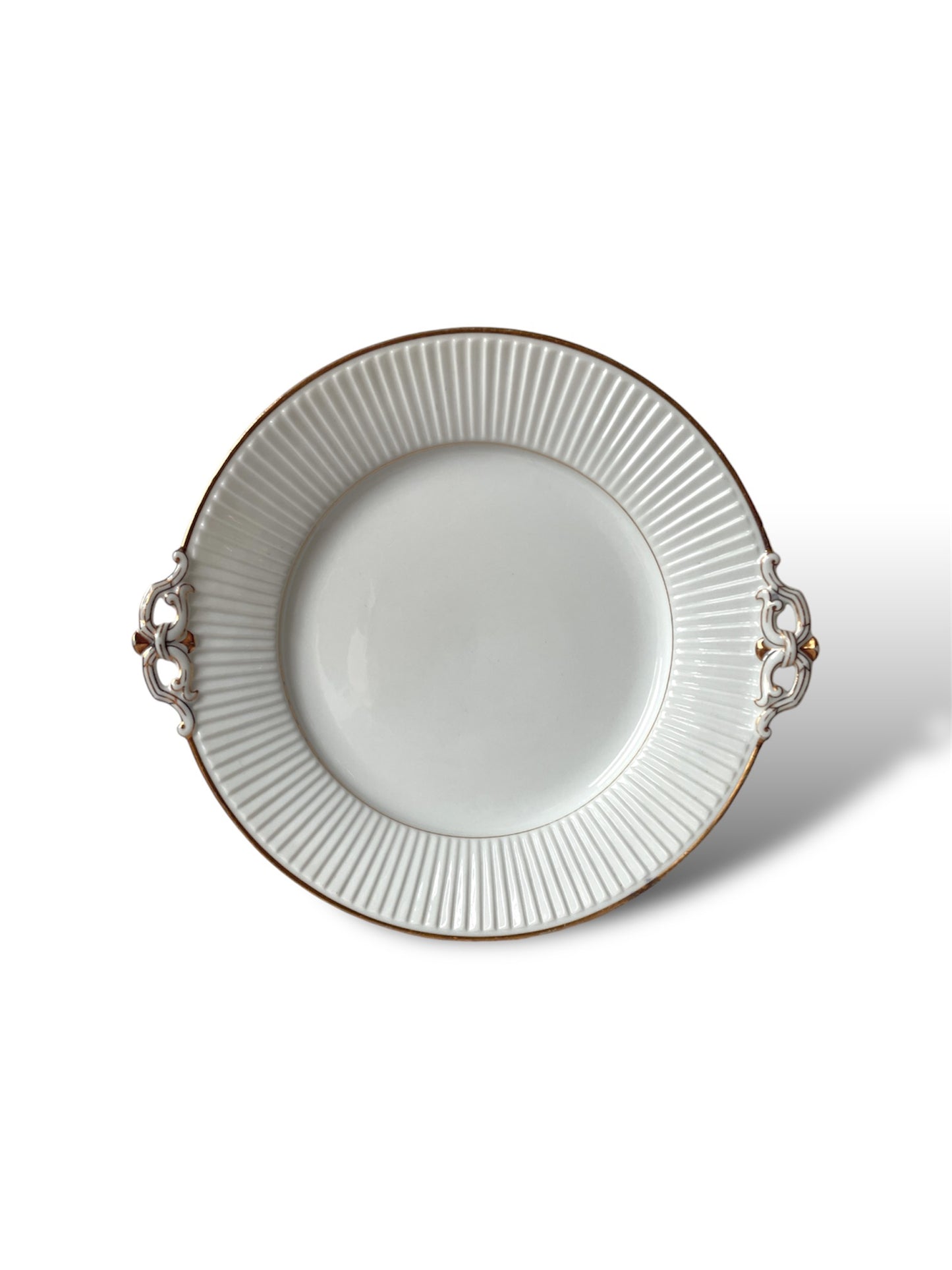 Plat à anses et dorures de Mehun