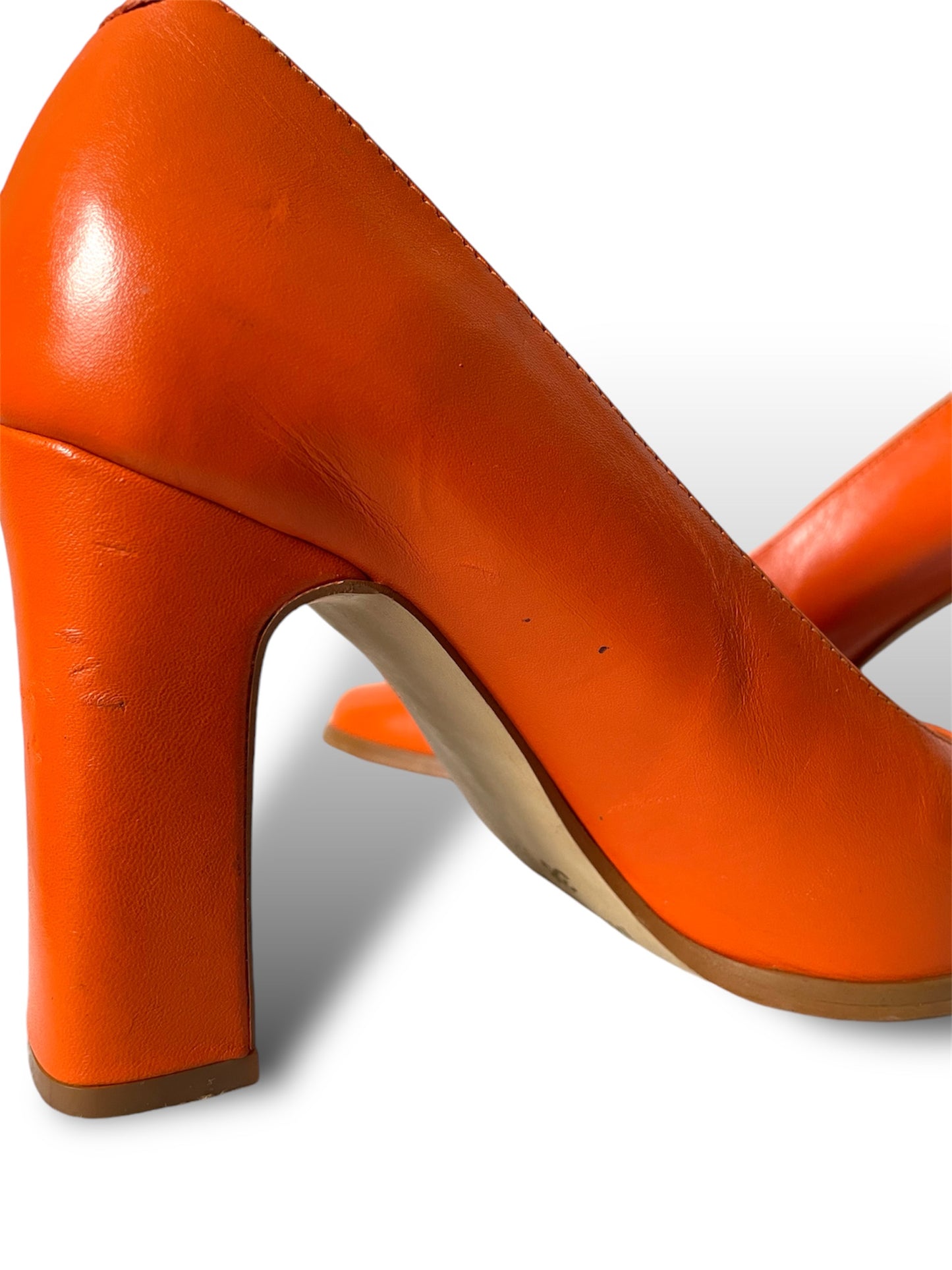 Escarpins orange 36.5