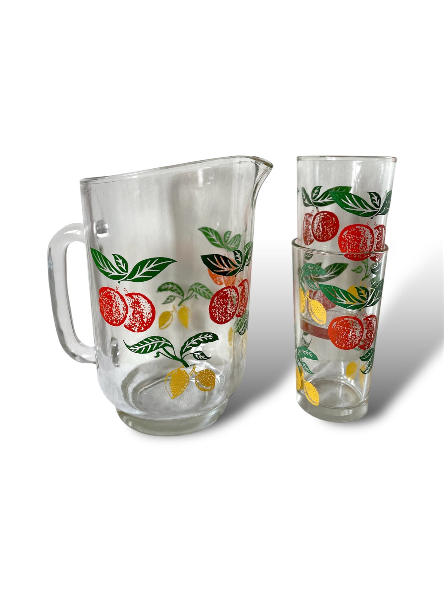 Service à limonade motif agrumes