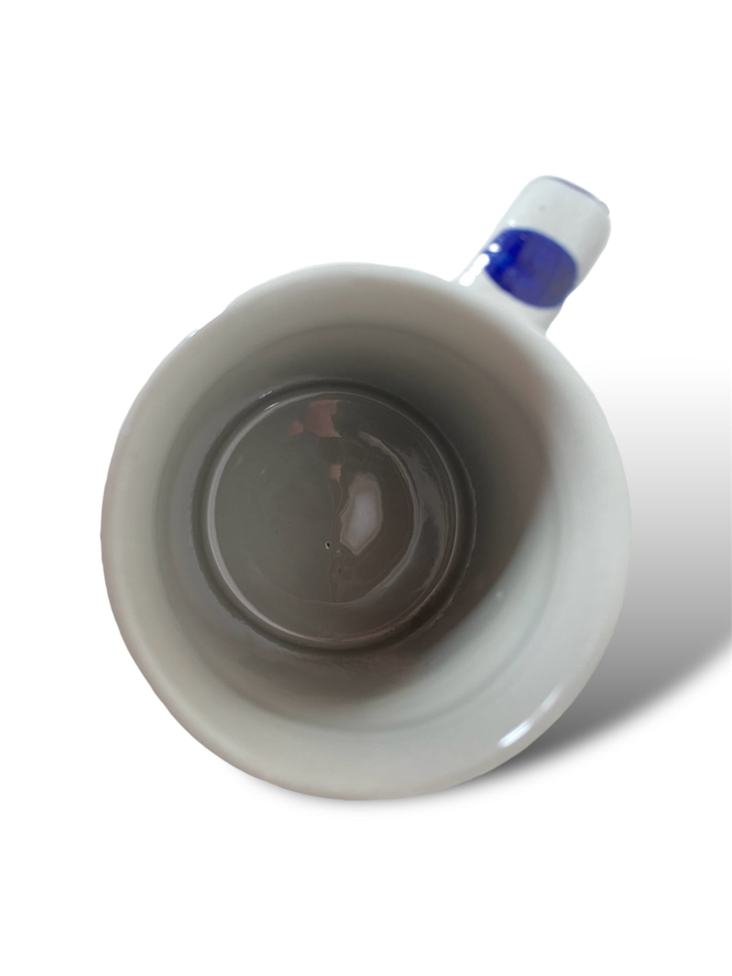 Chope 0,5L en grès gris et bleu