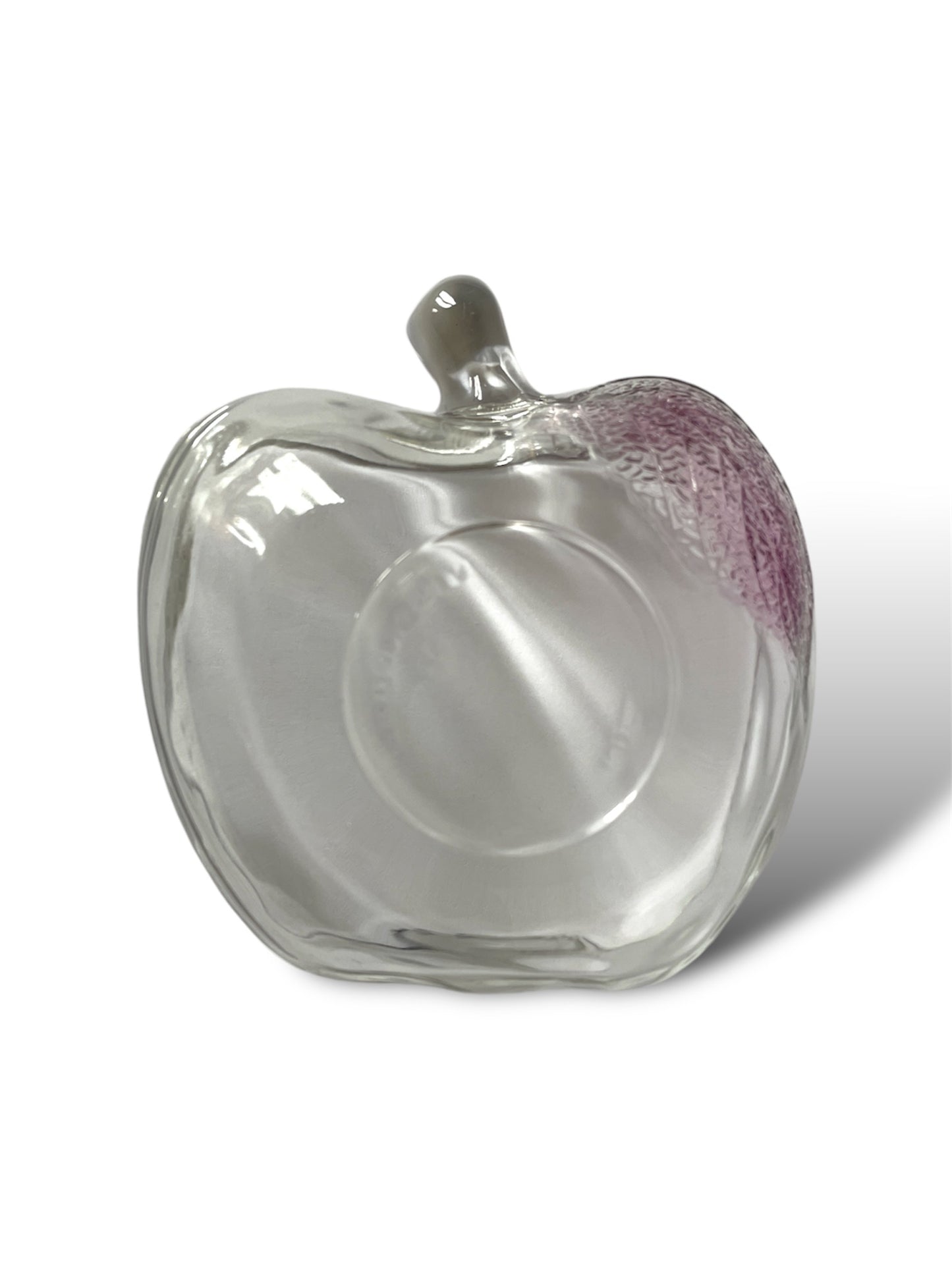 6 coupelles pomme en verre coloré