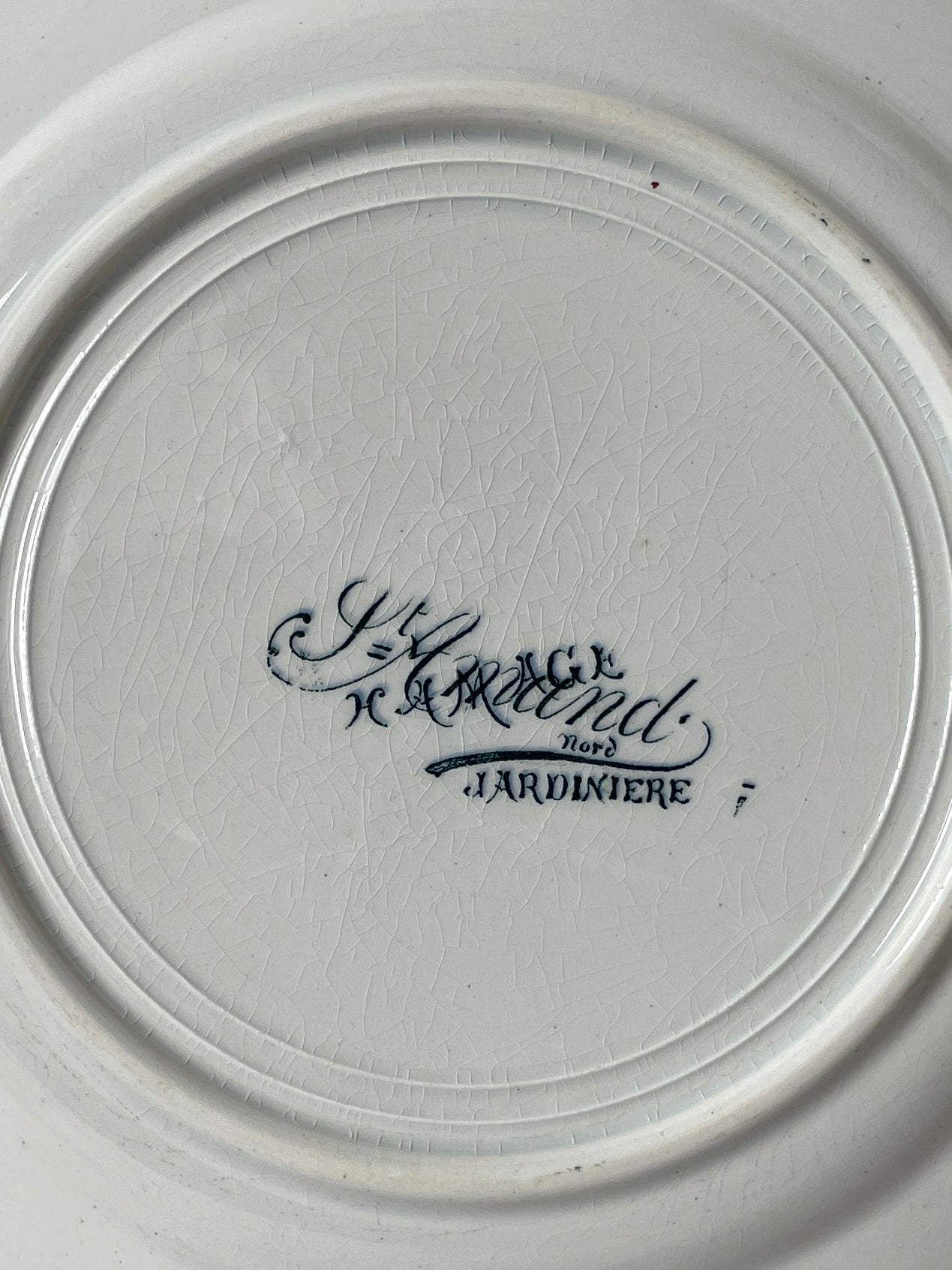 Assiette Jardinière de St Amand