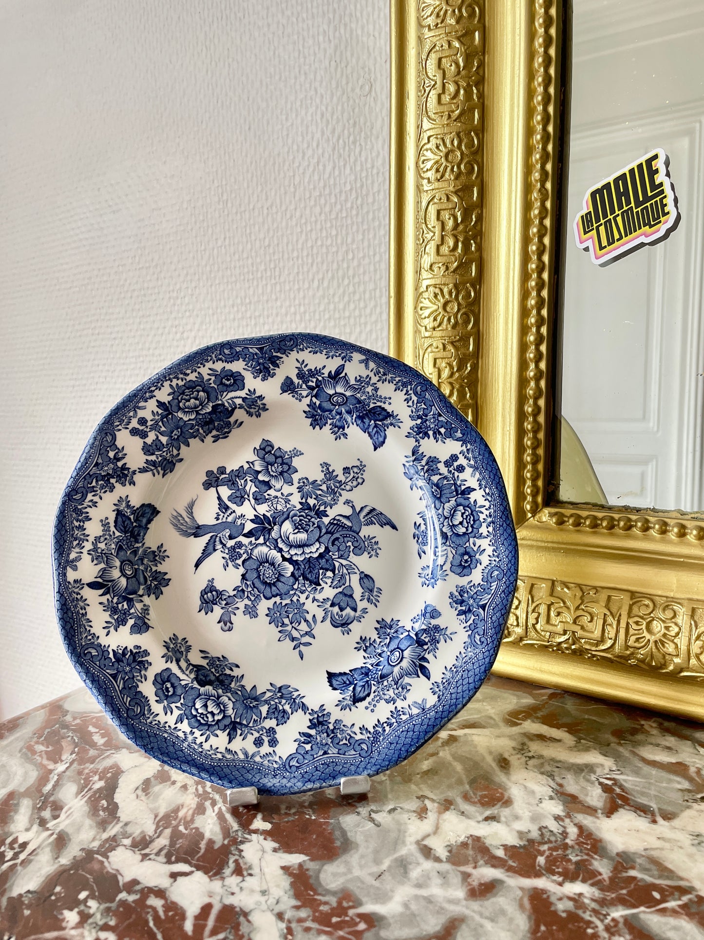 Assiette faïence anglaise