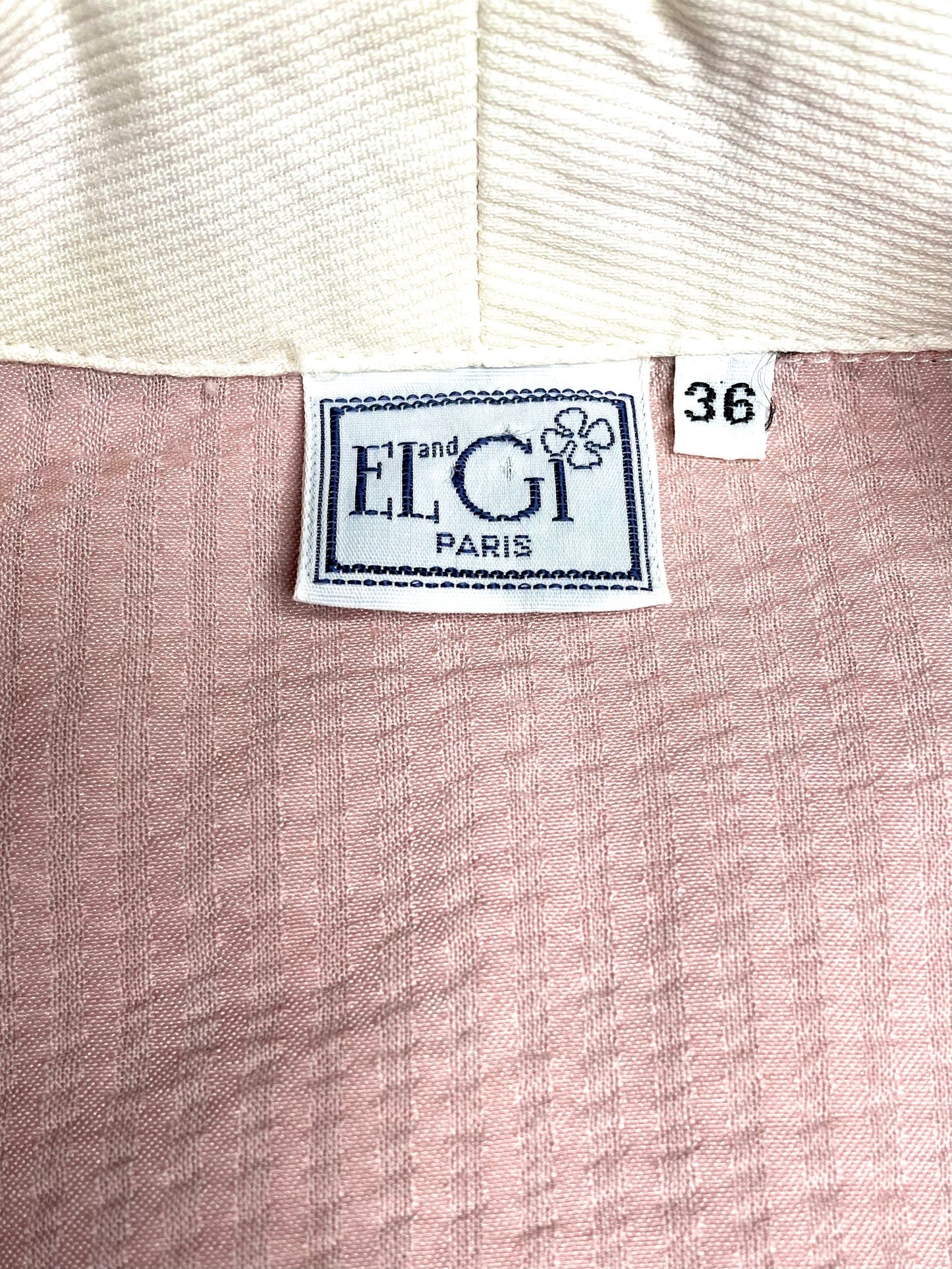 Robe-chemise rose pastel 36