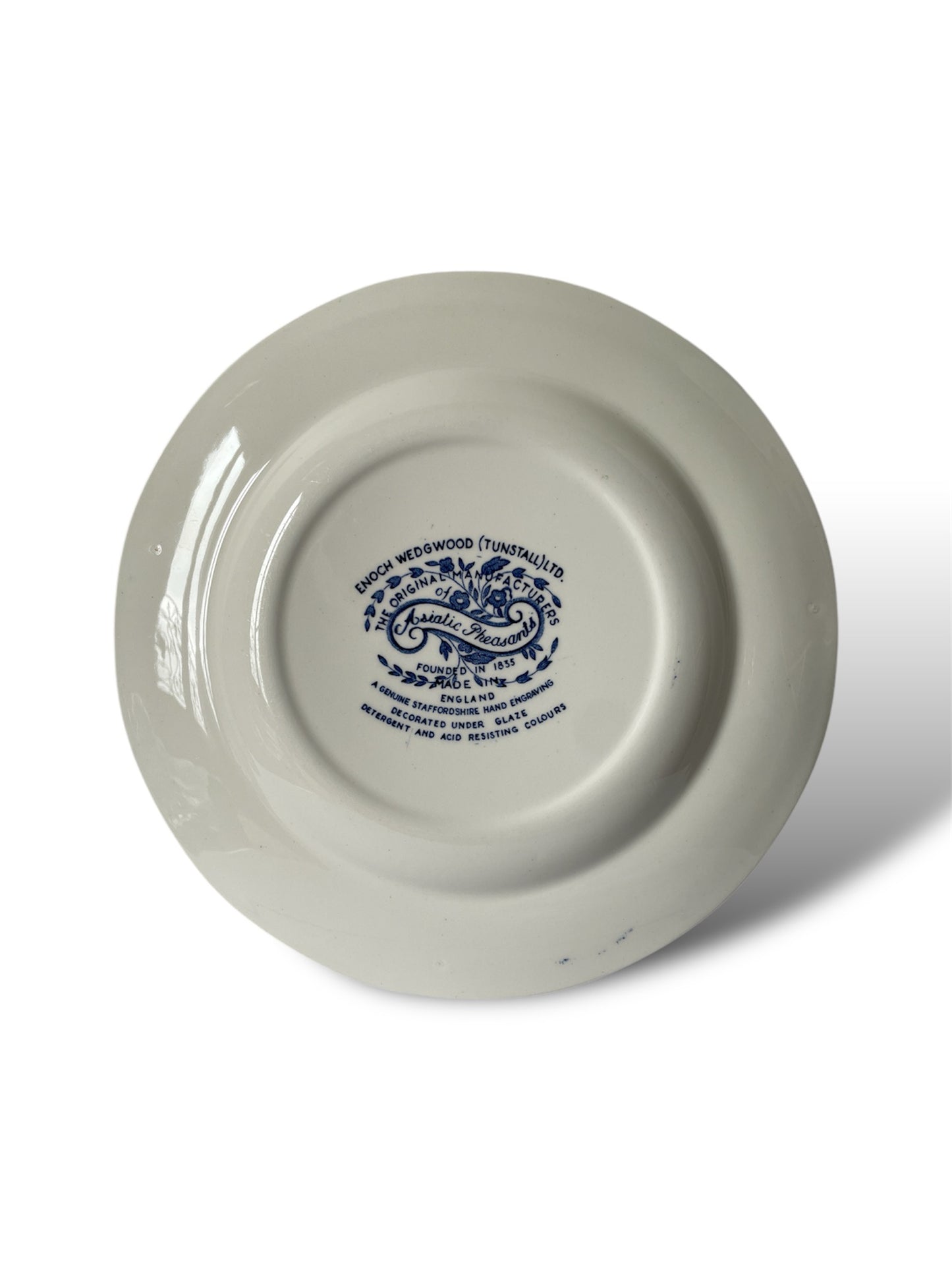Assiette faïence anglaise