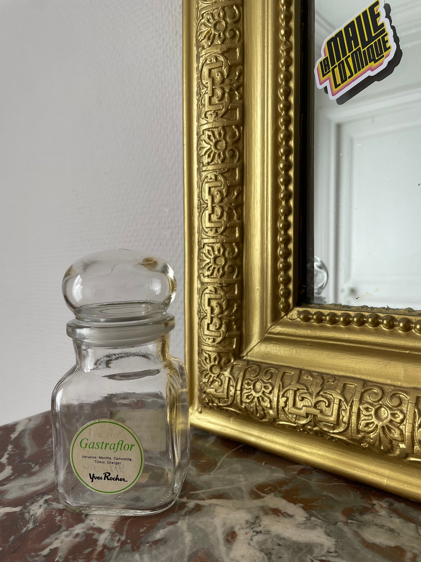 Bocal apothicaire transparent Yves Rocher