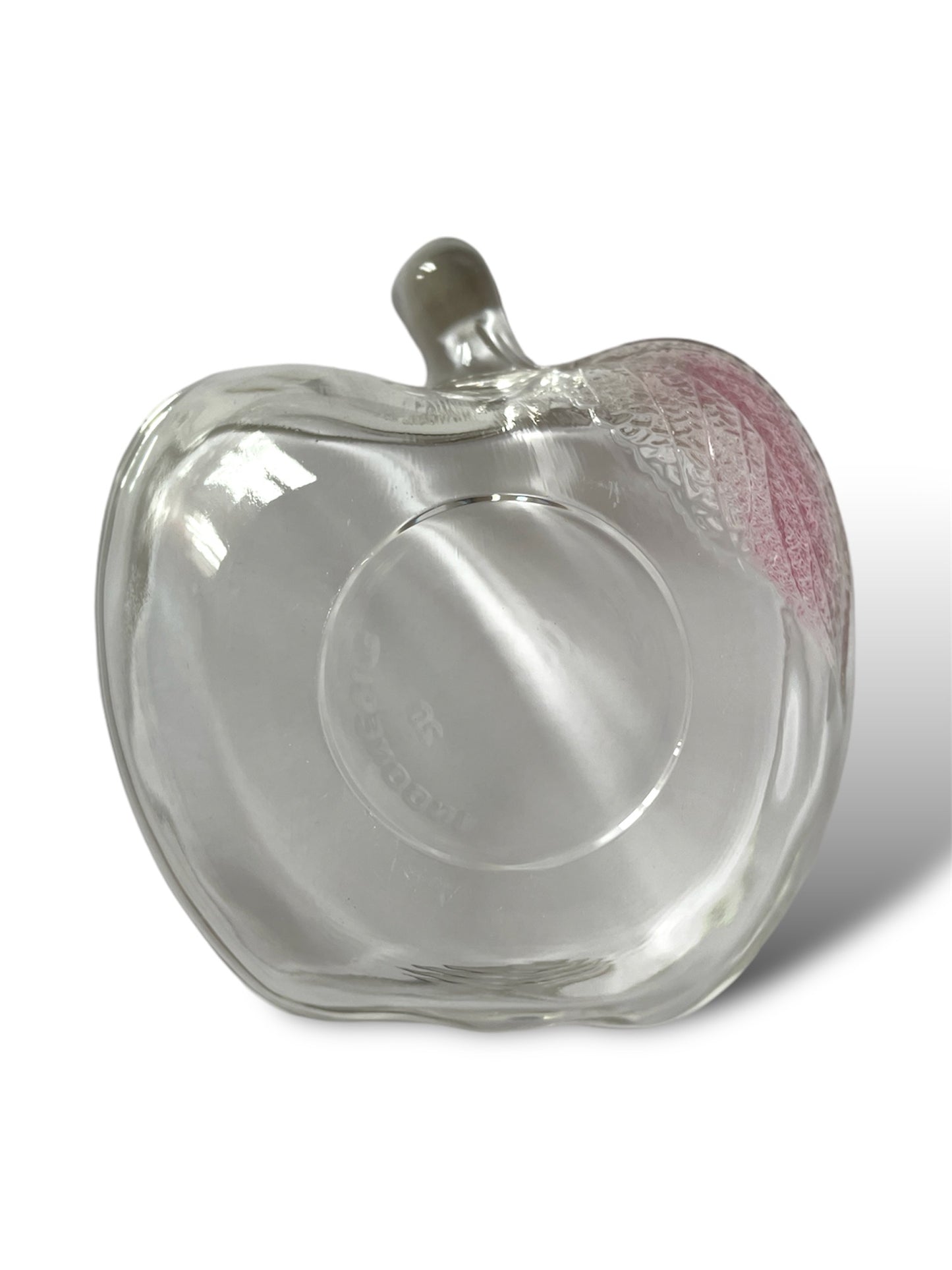 6 coupelles pomme en verre coloré