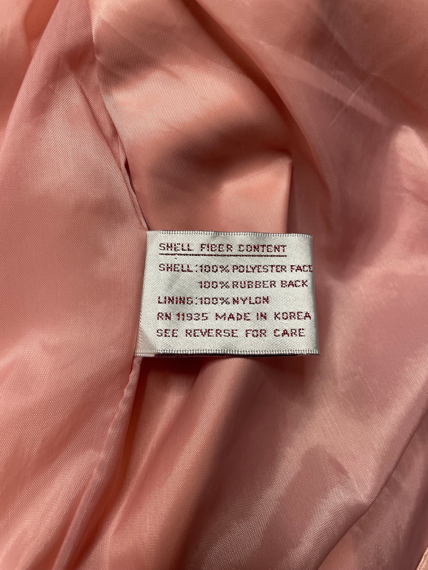 Trench-coat rose irisé 42