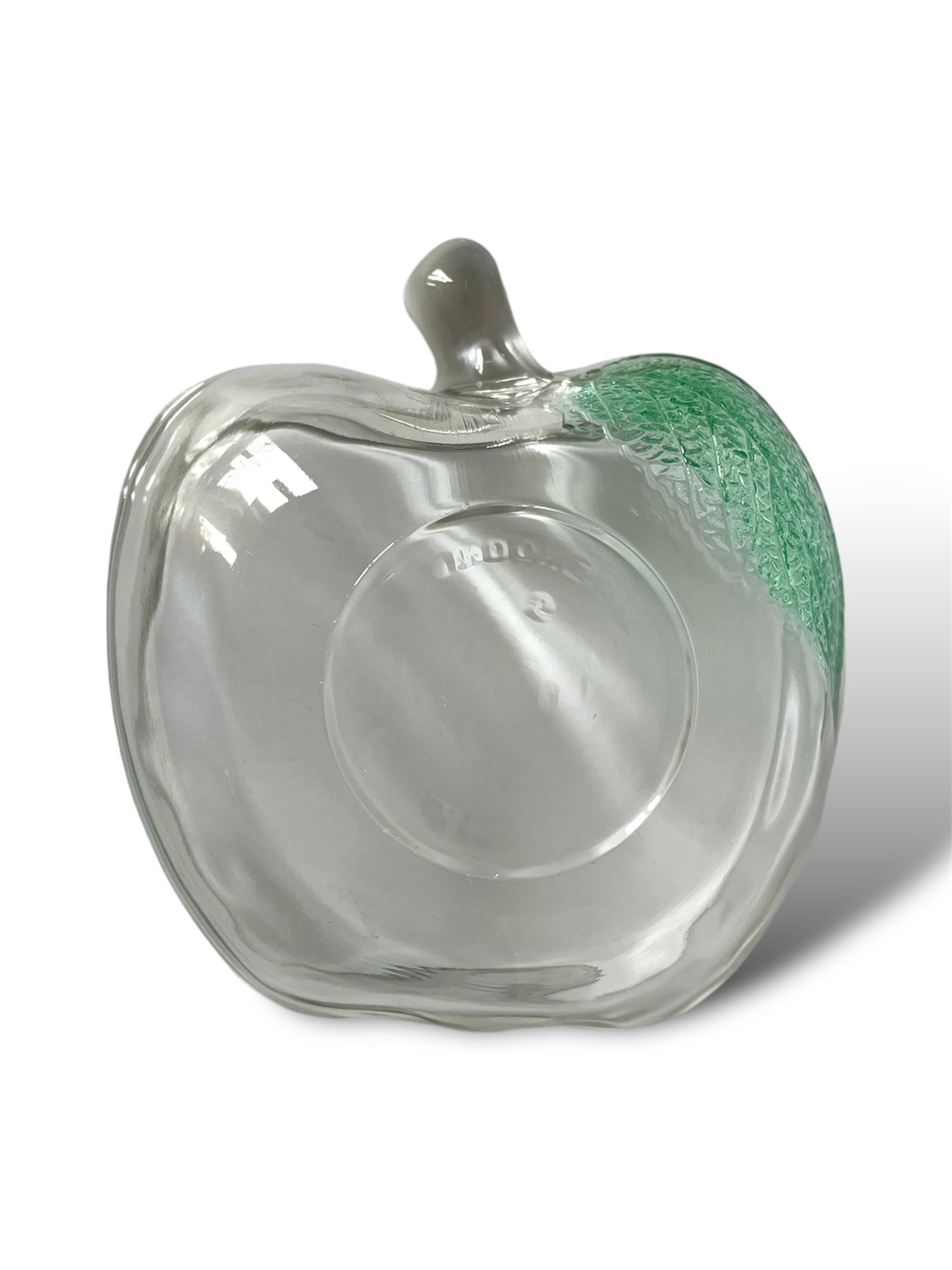 6 coupelles pomme en verre coloré