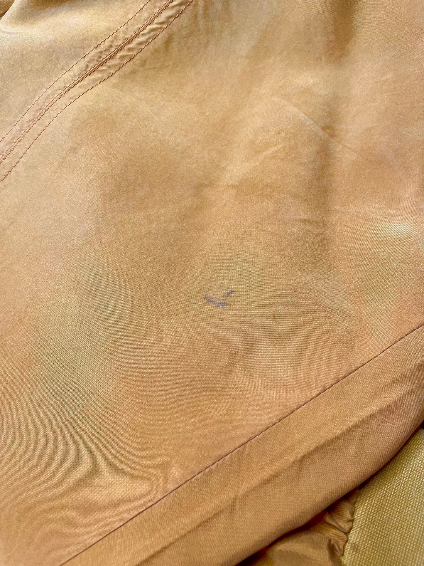 Blouson en soie moutarde 36