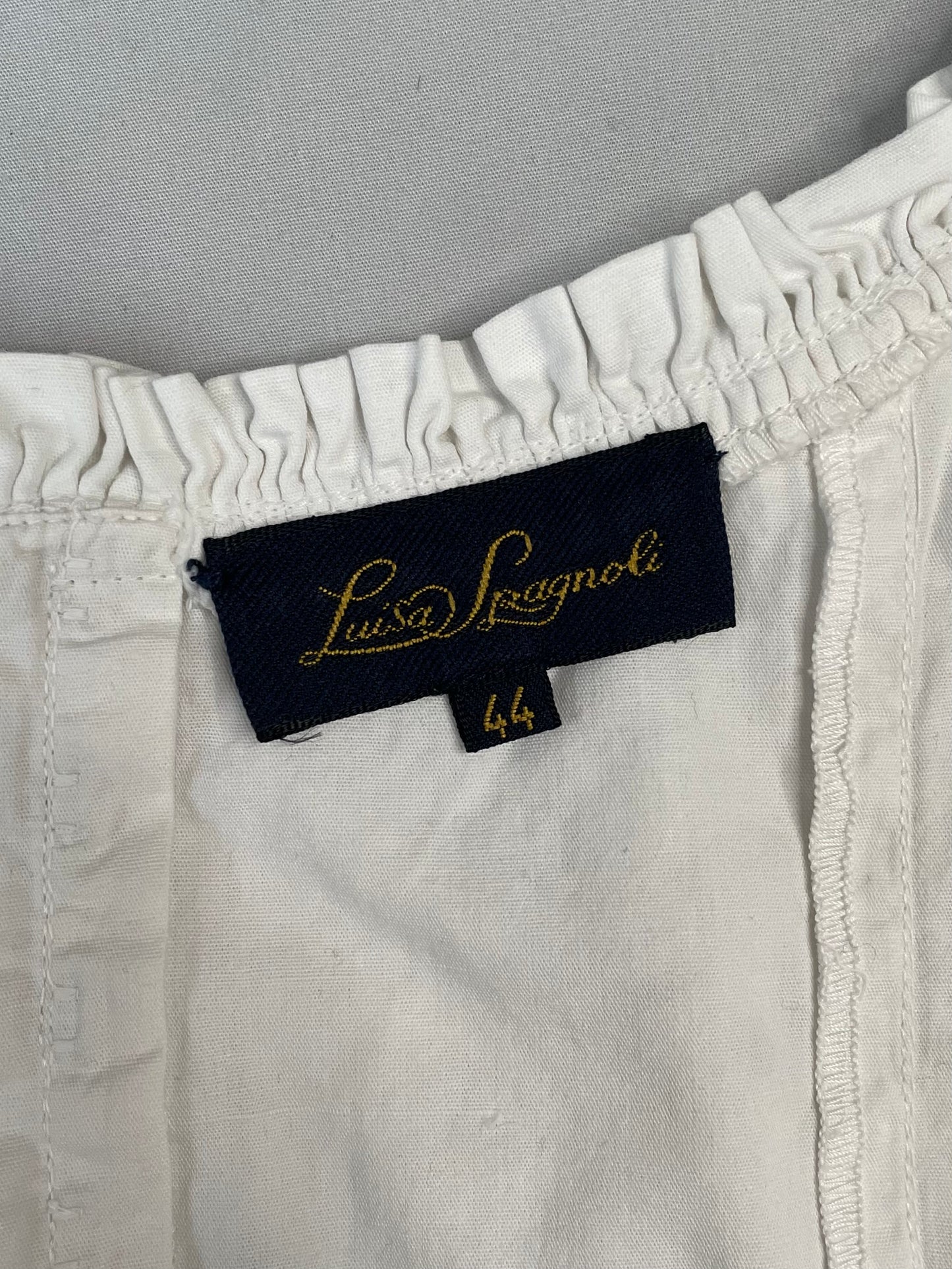Corset blanc broderie anglaise 38