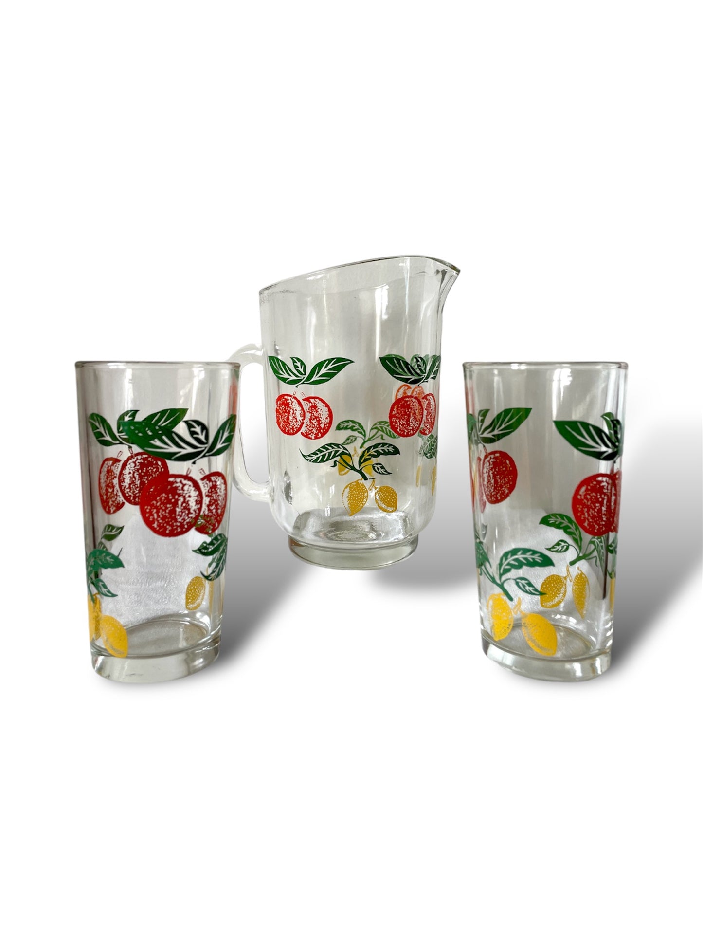 Service à limonade motif agrumes