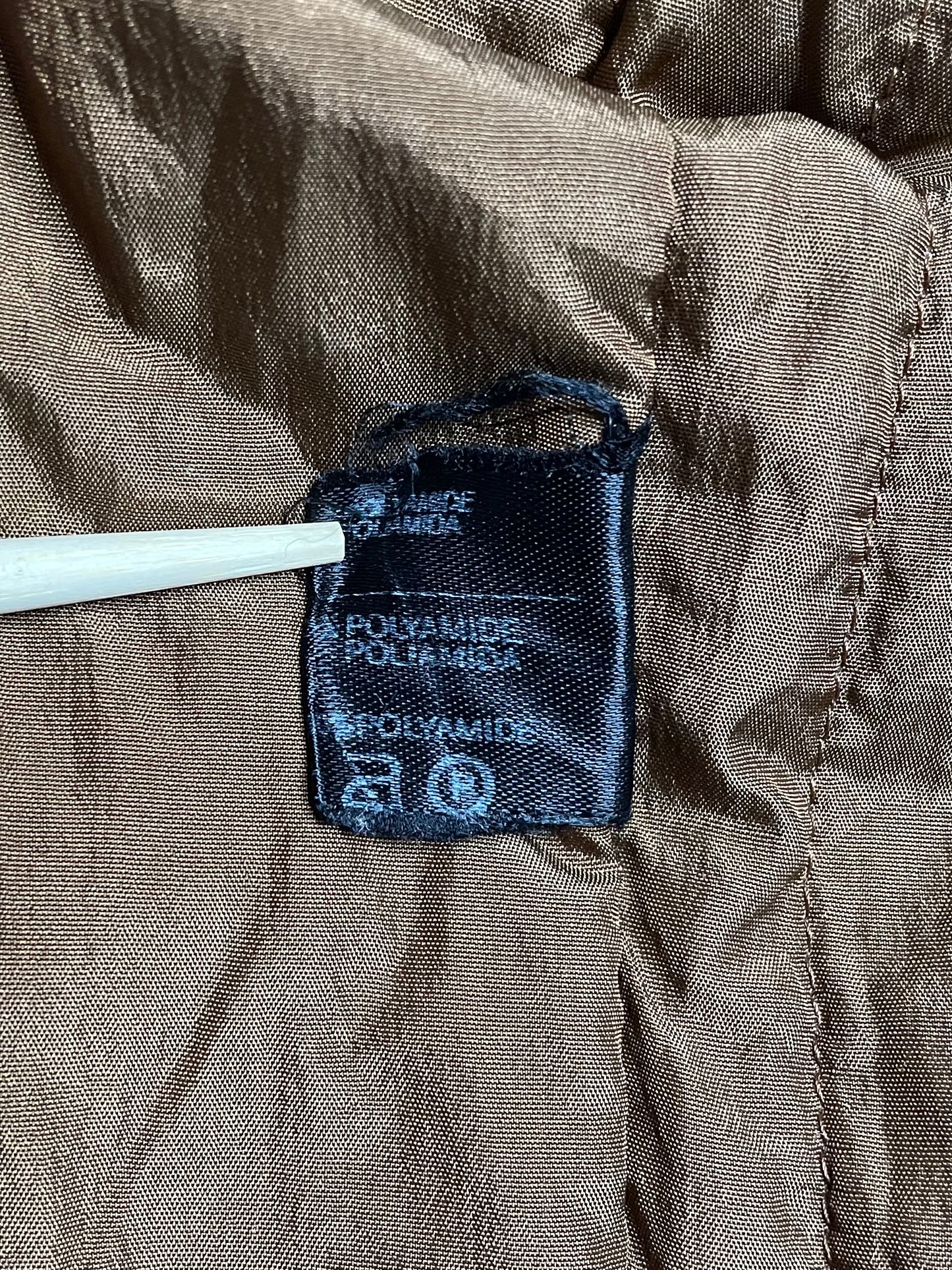Imper marron et noir 42