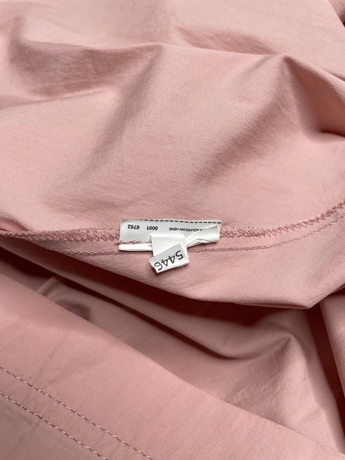 Robe-chemise rose poudré 40