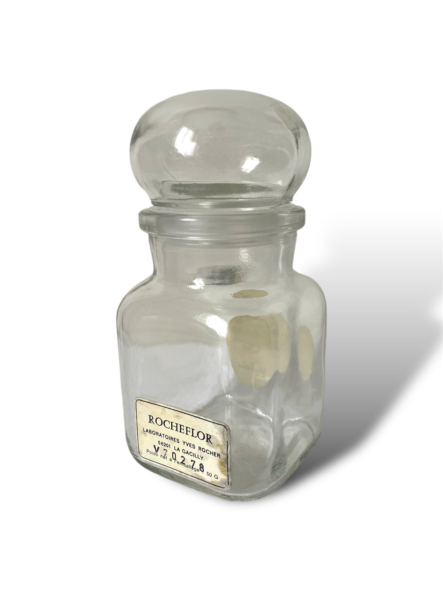 Bocal apothicaire transparent Yves Rocher