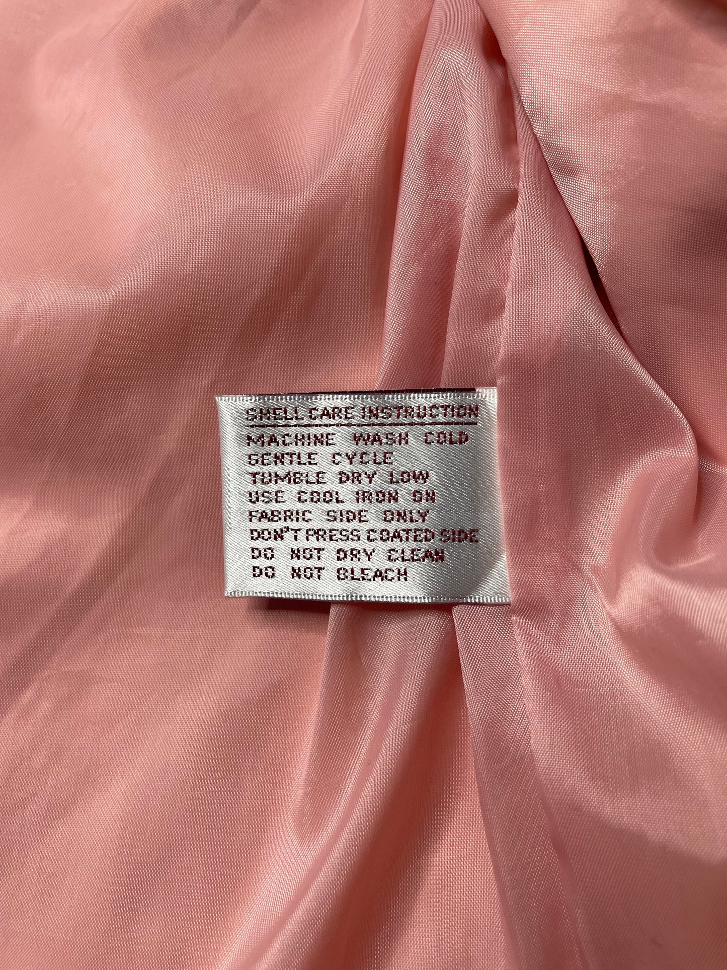 Trench-coat rose irisé 42