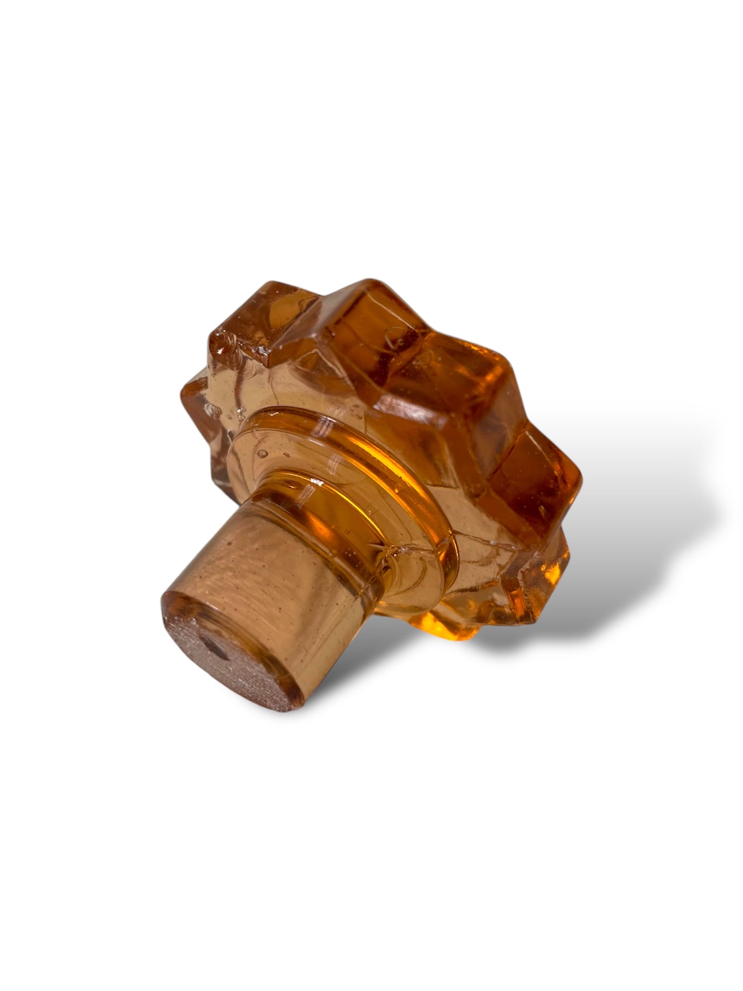 Carafe à liqueur en verre rosé