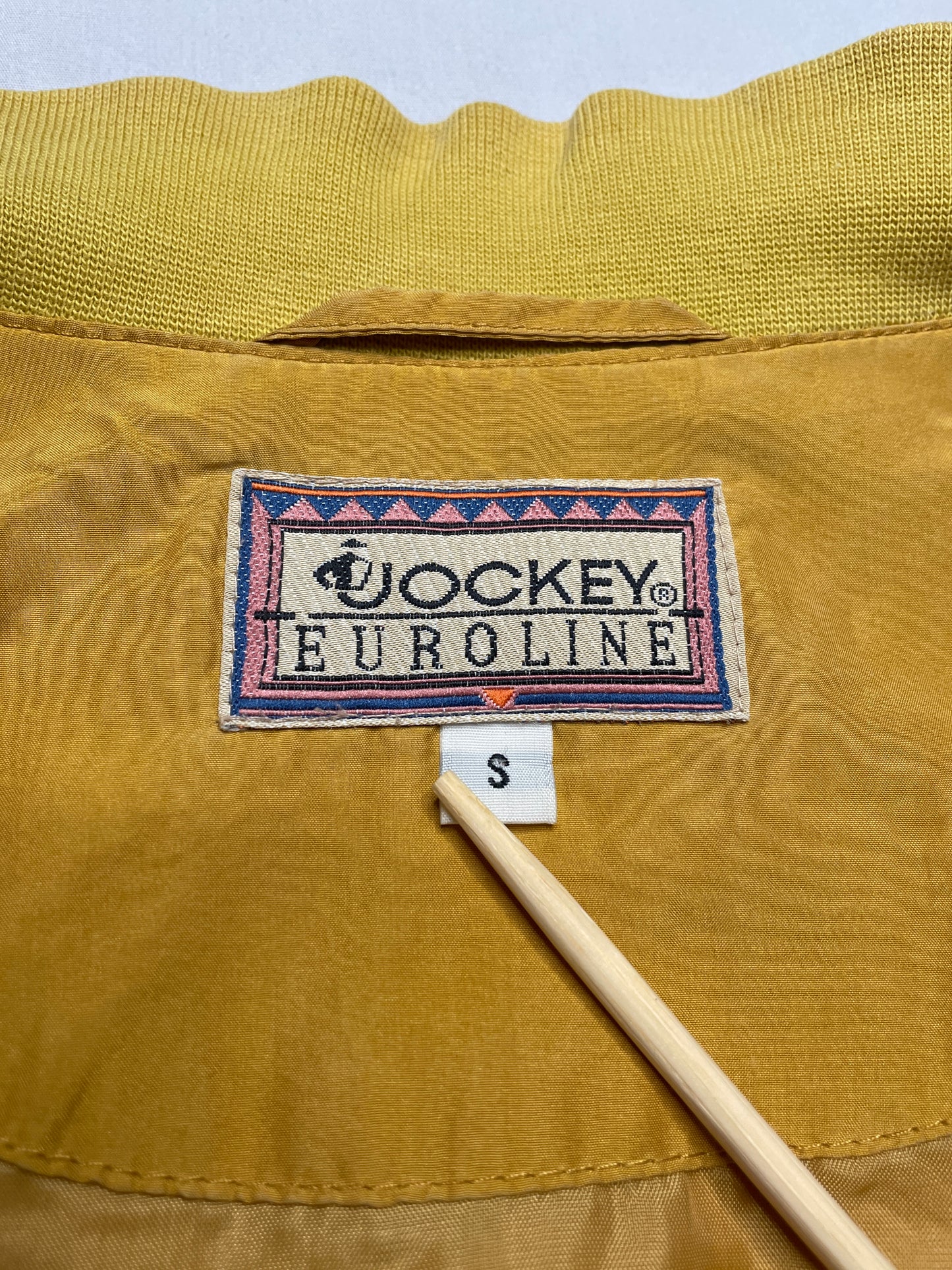 Blouson en soie moutarde 36