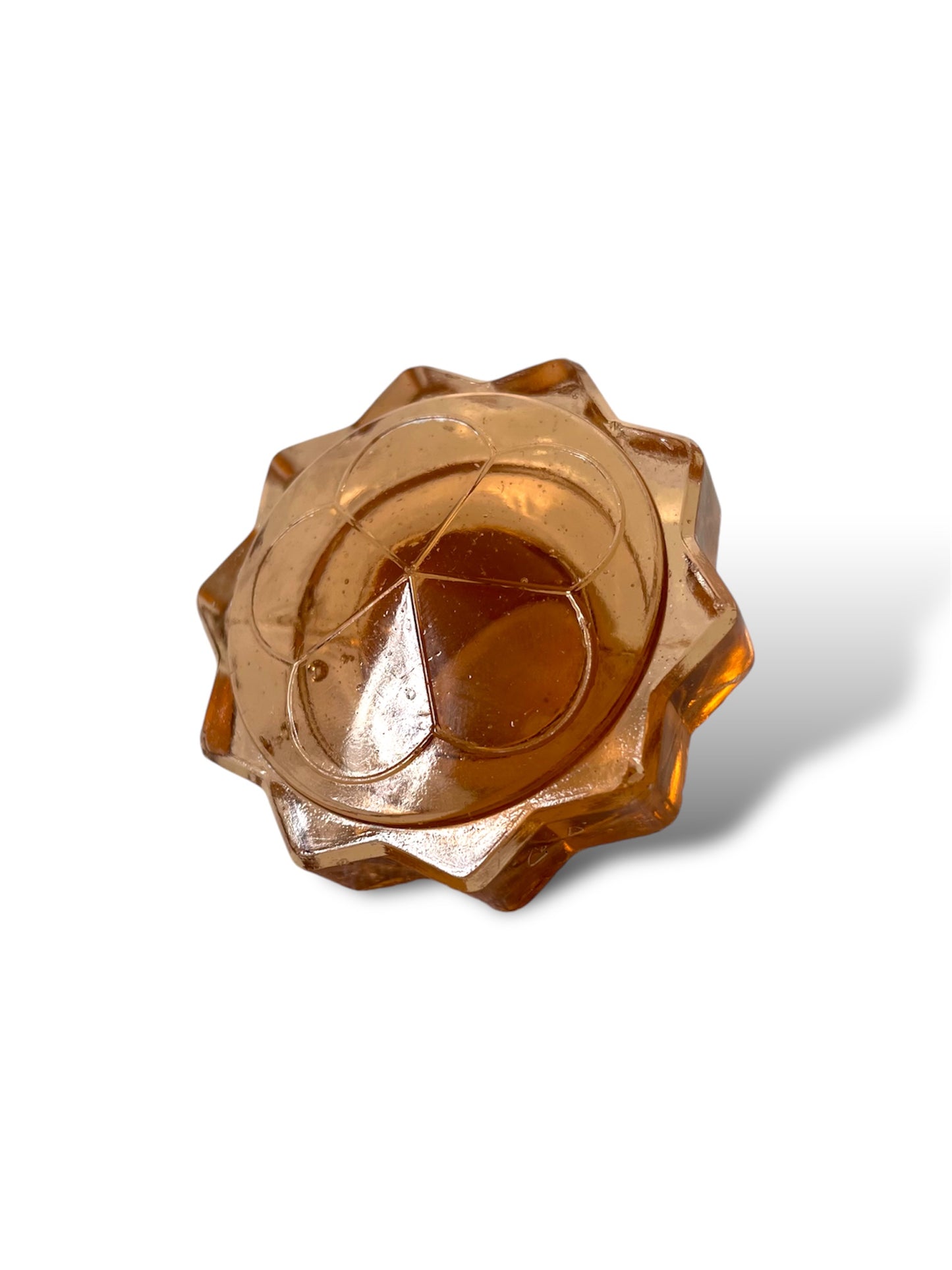Carafe à liqueur en verre rosé