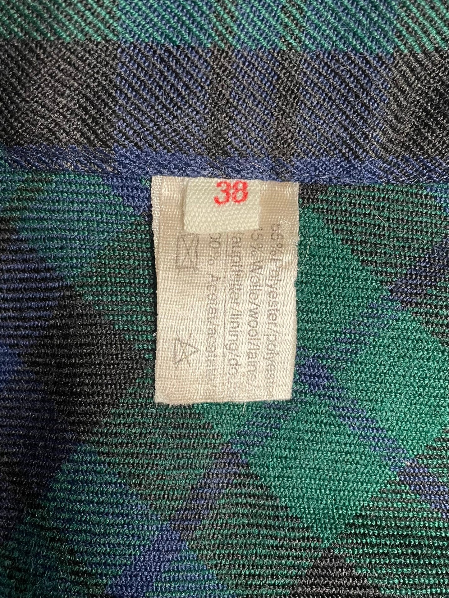 Combinaison tartan en laine 38