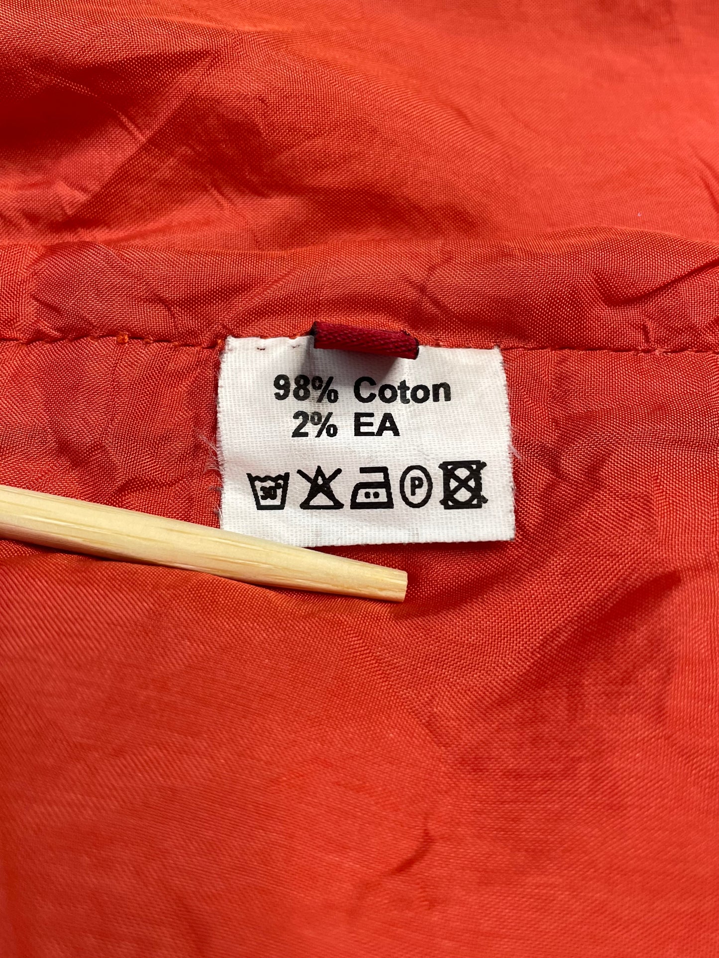 Jupe crayon rouge et orange 36
