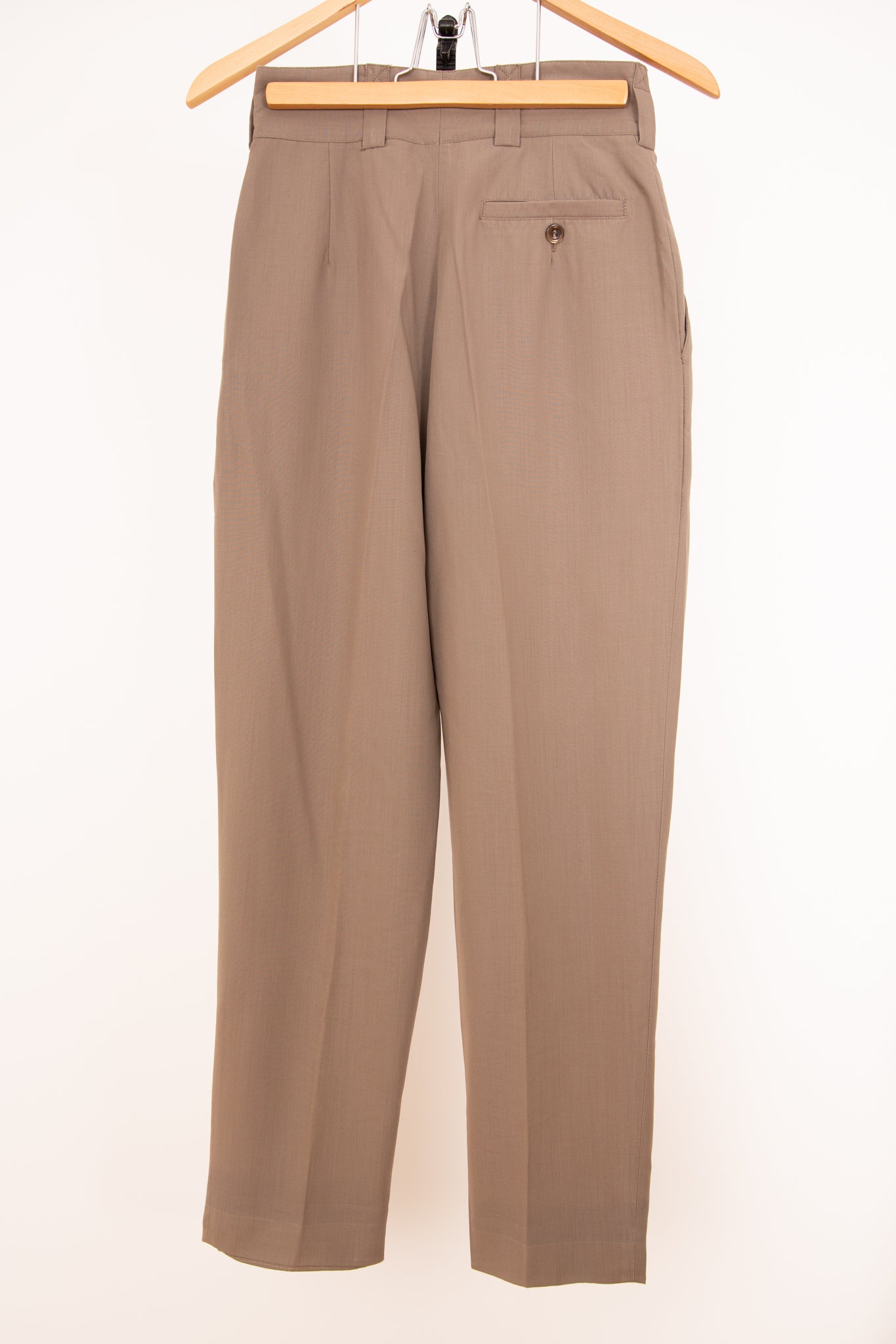 Pantalon à pince marron glacé 36