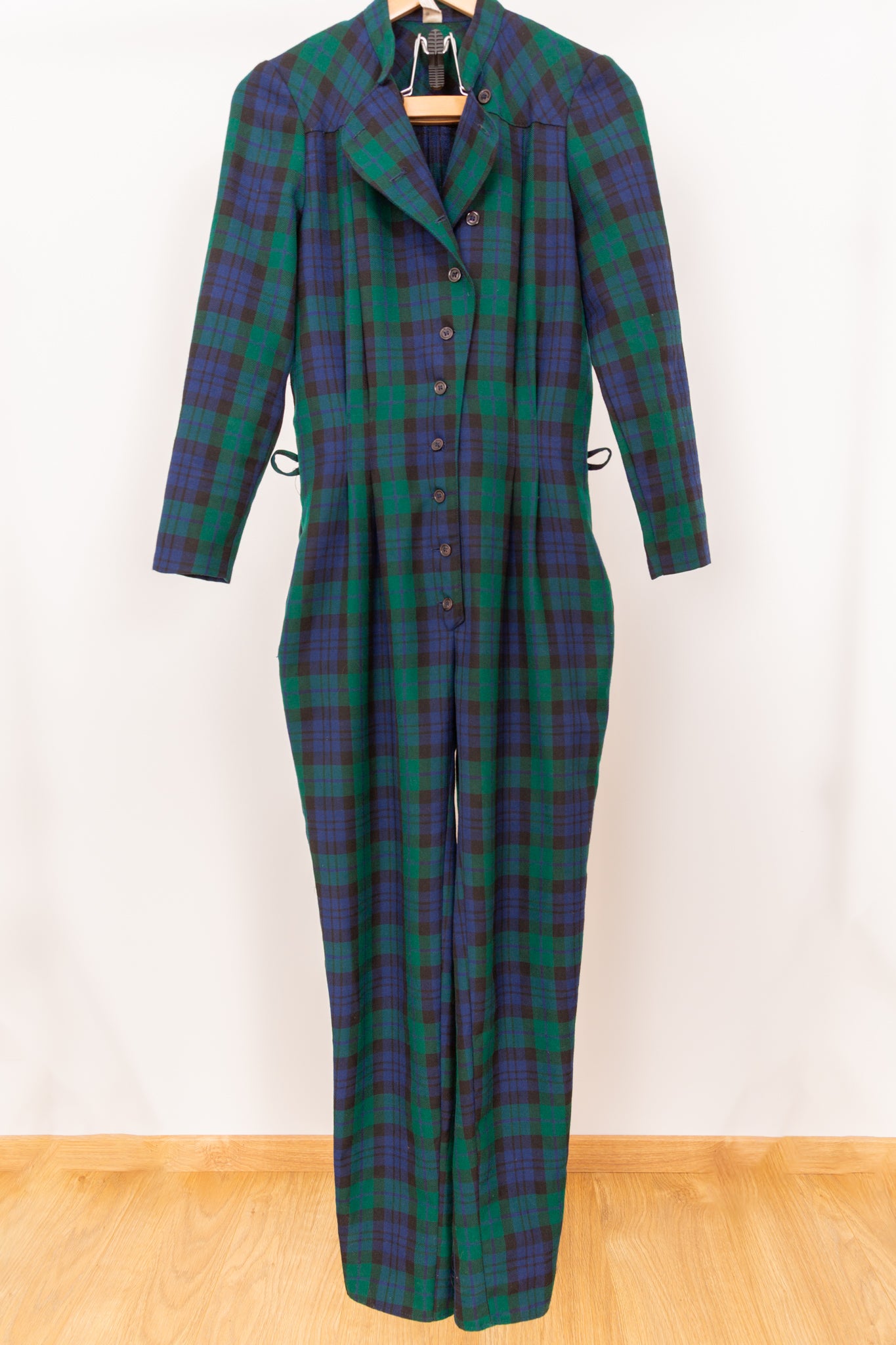 Combinaison tartan en laine 38