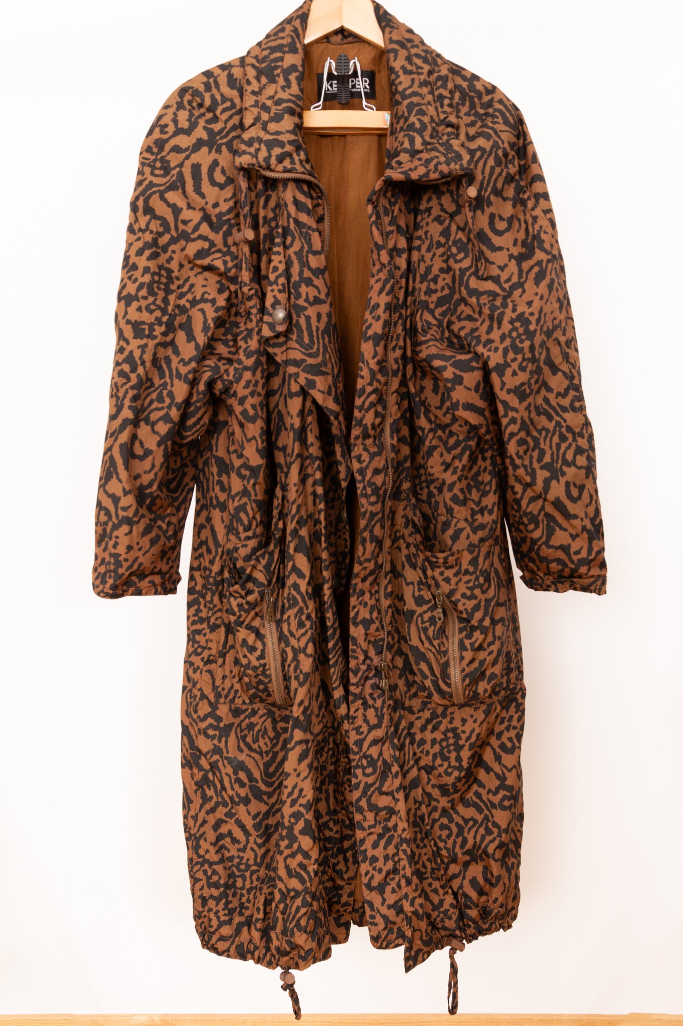 Imper marron et noir 42