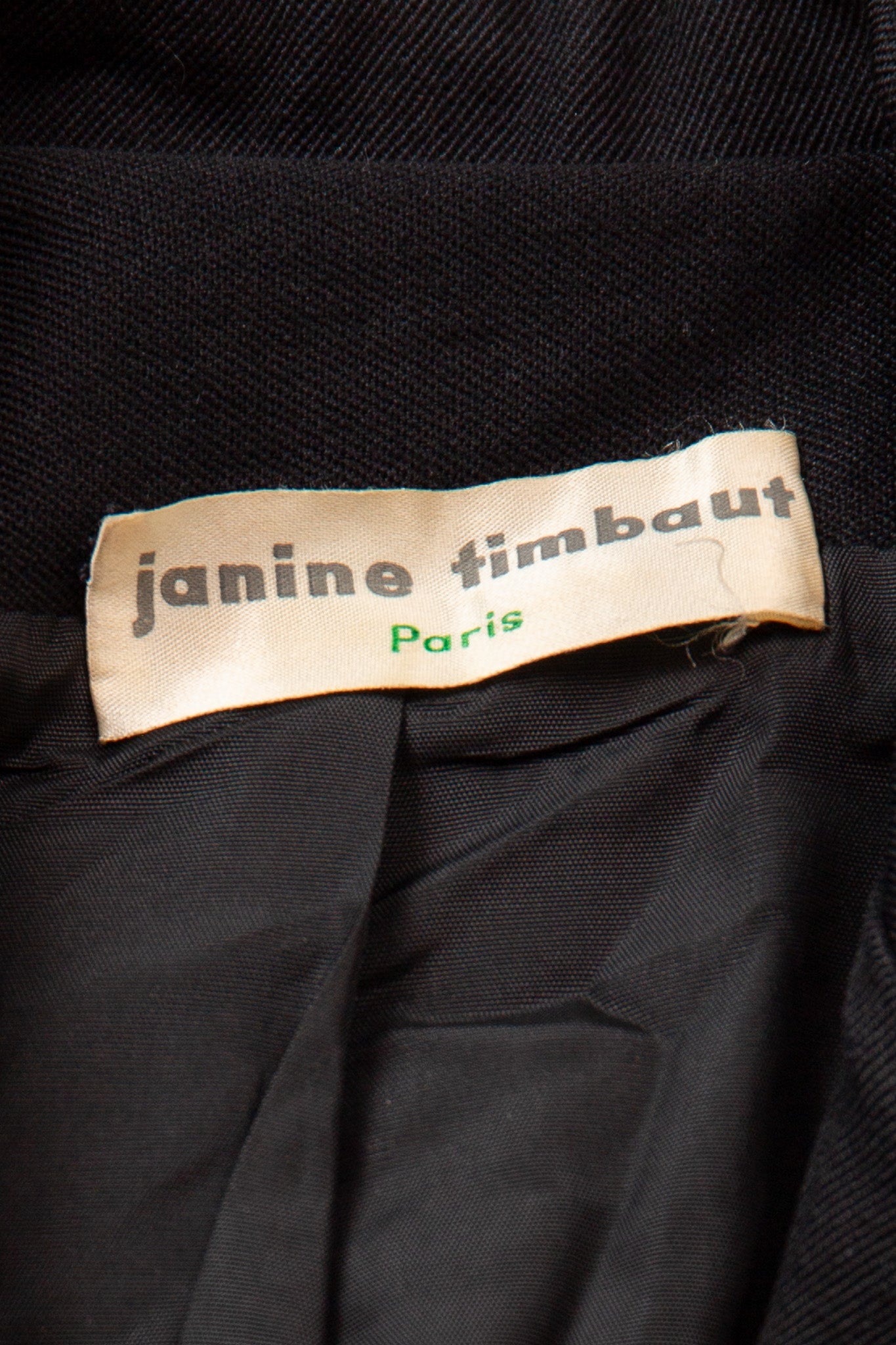 Blazer noir Janine Timbaut 38