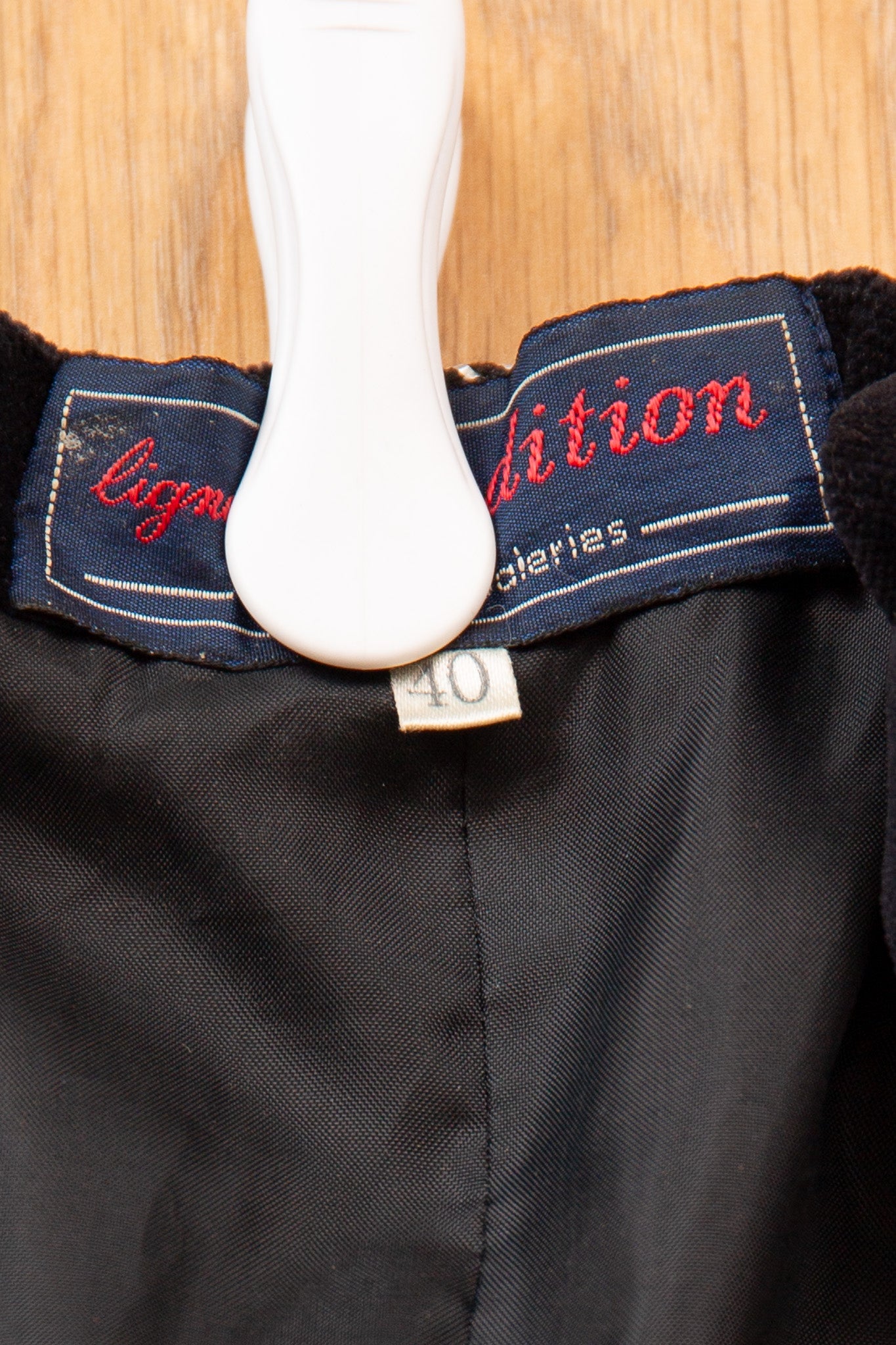 Blazer en laine gris et noir 40