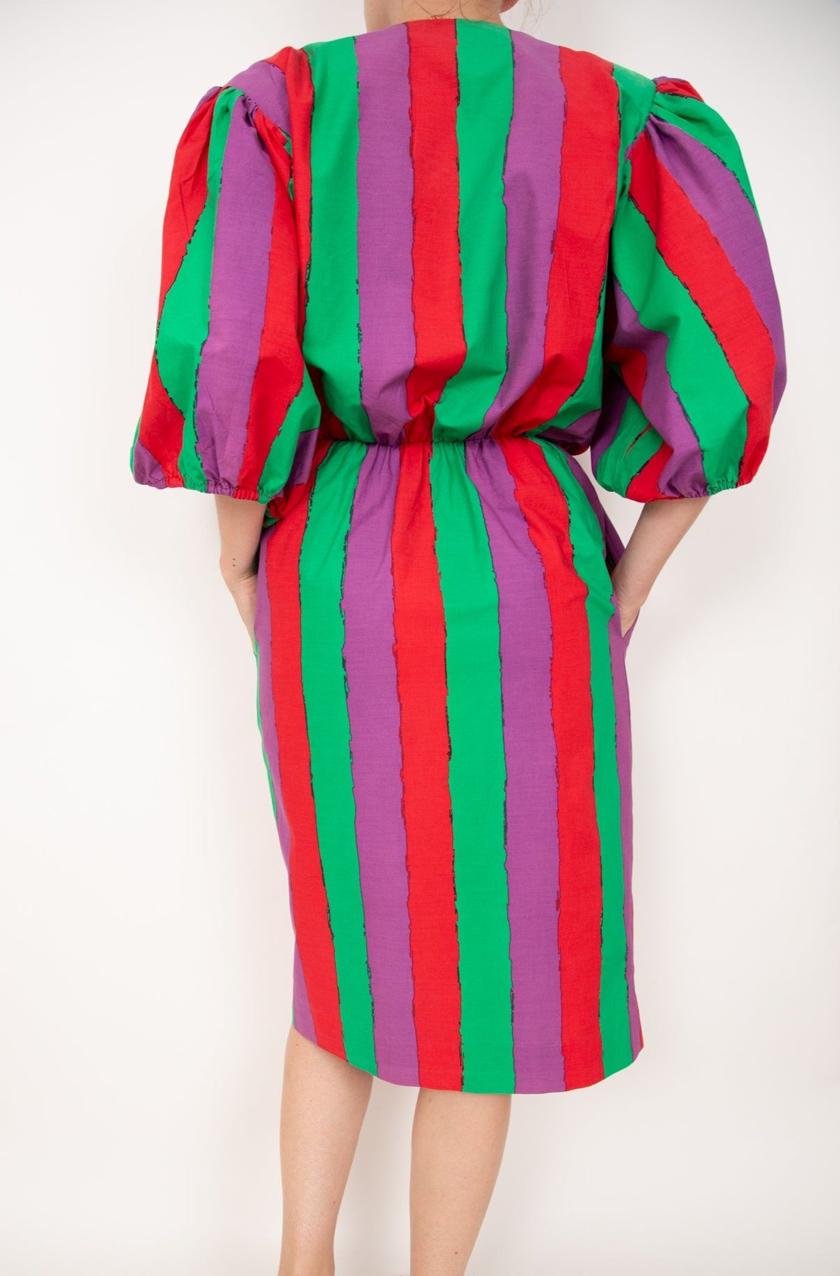 Robe à rayures colorées 36