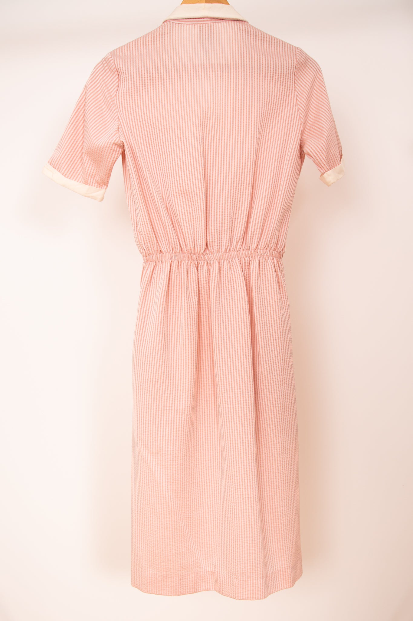 Robe-chemise rose pastel 36