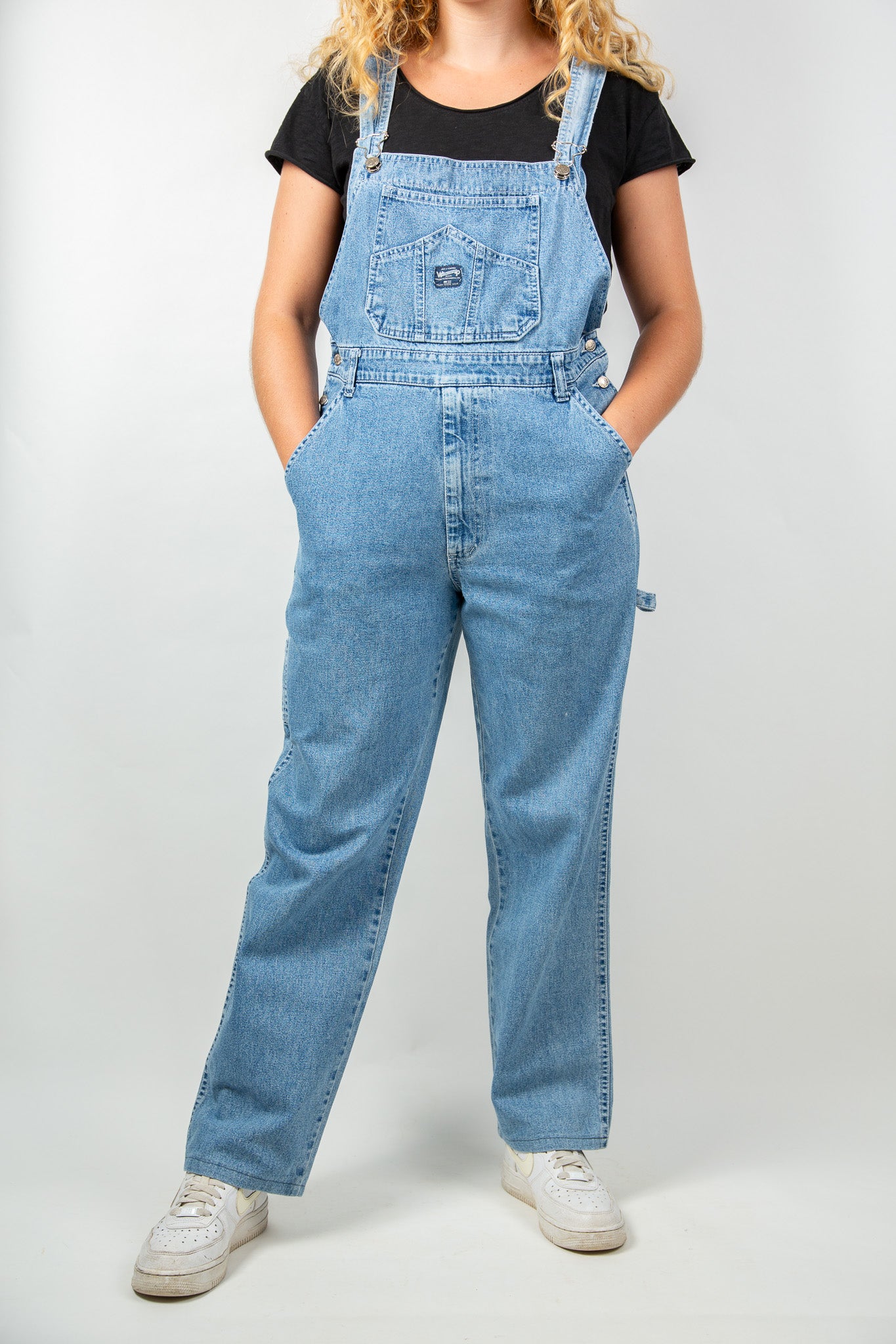 Salopette en jean Work Company bleu clair 40