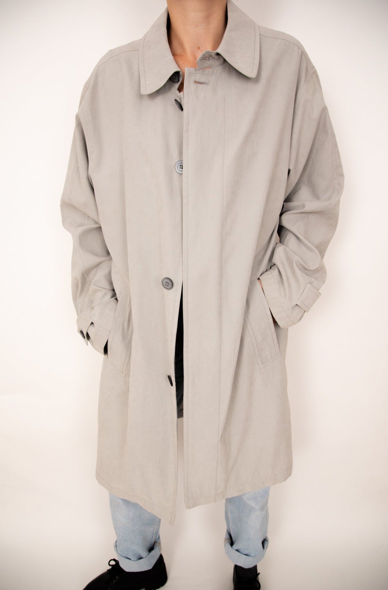 Gabardine grise 46