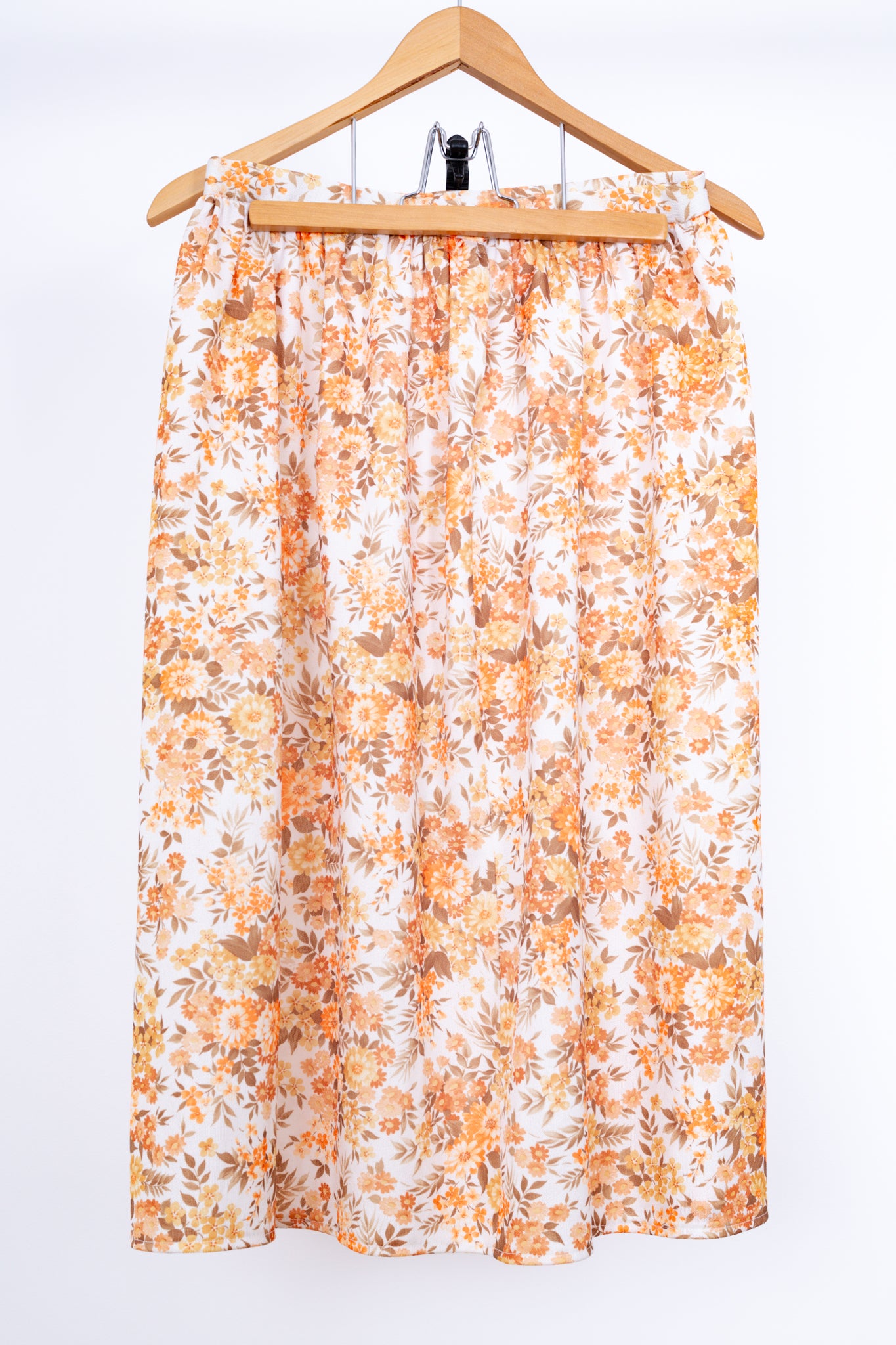 Jupe midi florale 40